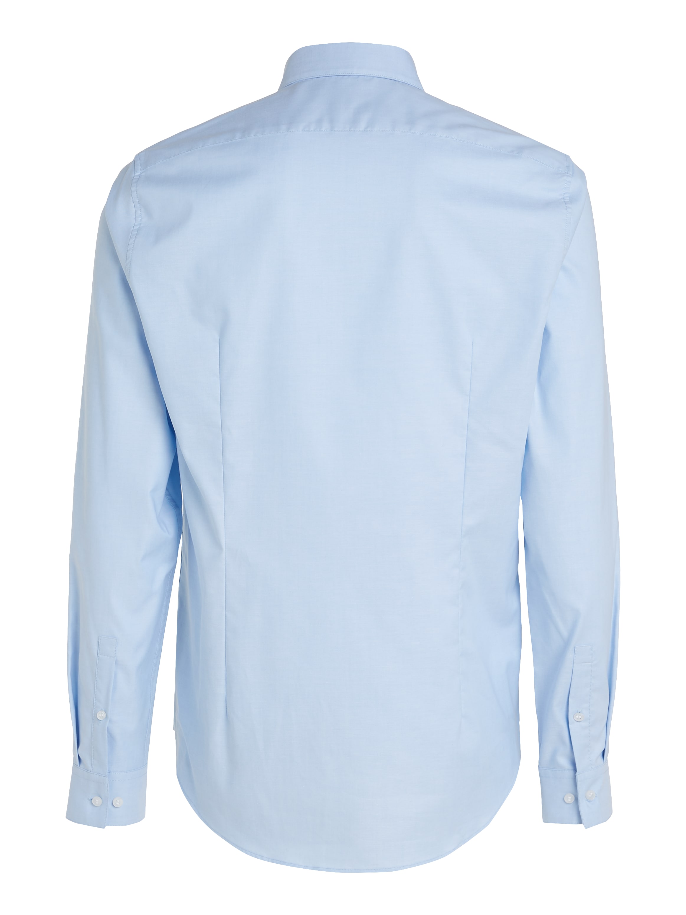 Calvin Klein Langarmhemd »OXFORD SOLID SLIM SHIRT«, mit Logoprägung