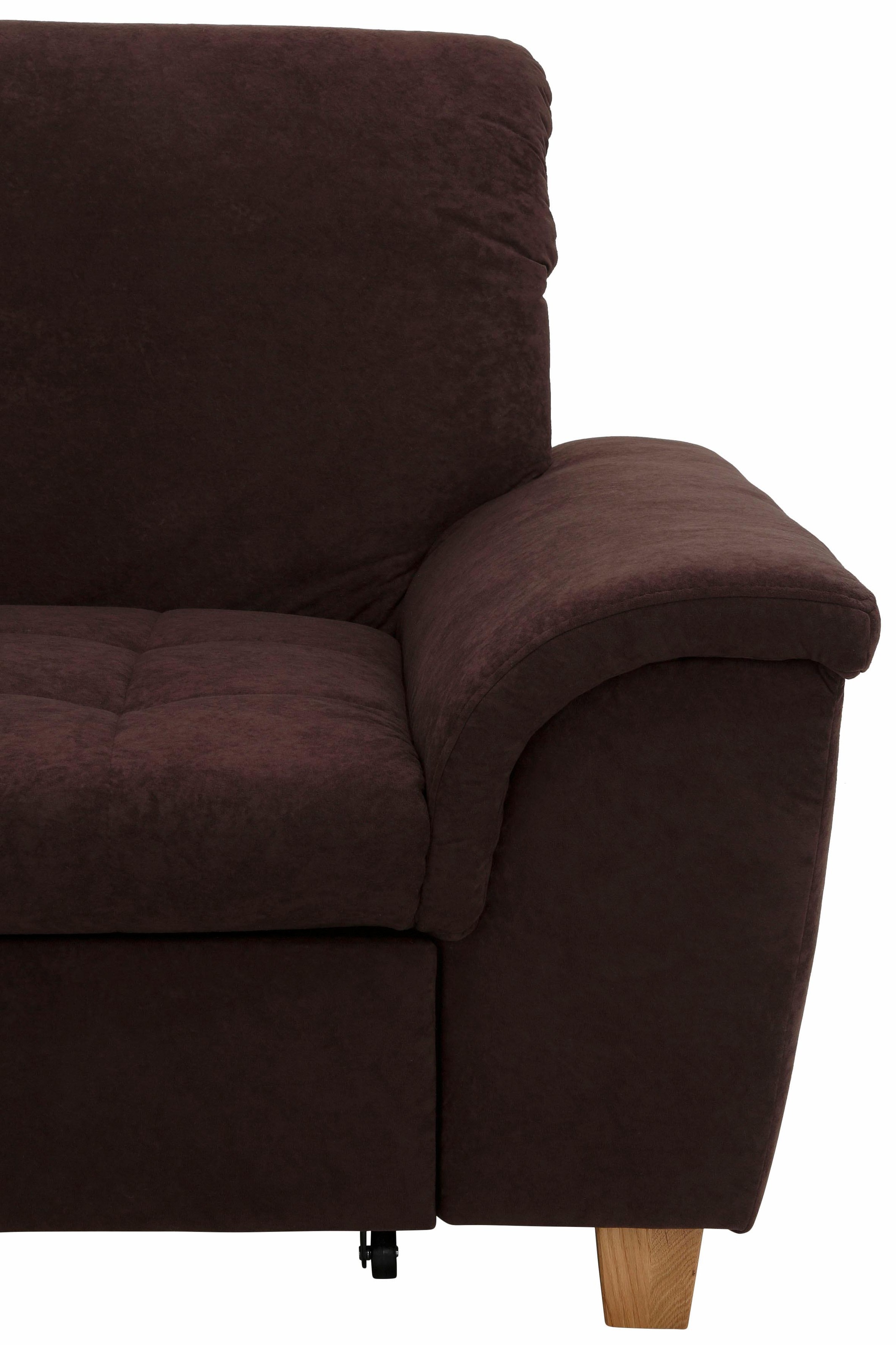 Home affaire Ecksofa »Lyla L-Form«, wahlweise mit Rückenfunktion und Bettfunktion