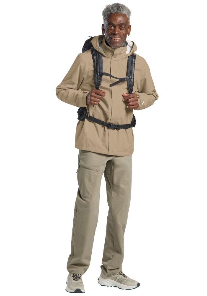 Jack Wolfskin Funktionsjacke »TRAILTIME 2L JKT M« mit Kapuze mit im Kragen verstaubarer Kapuze, wasserdicht, winddicht