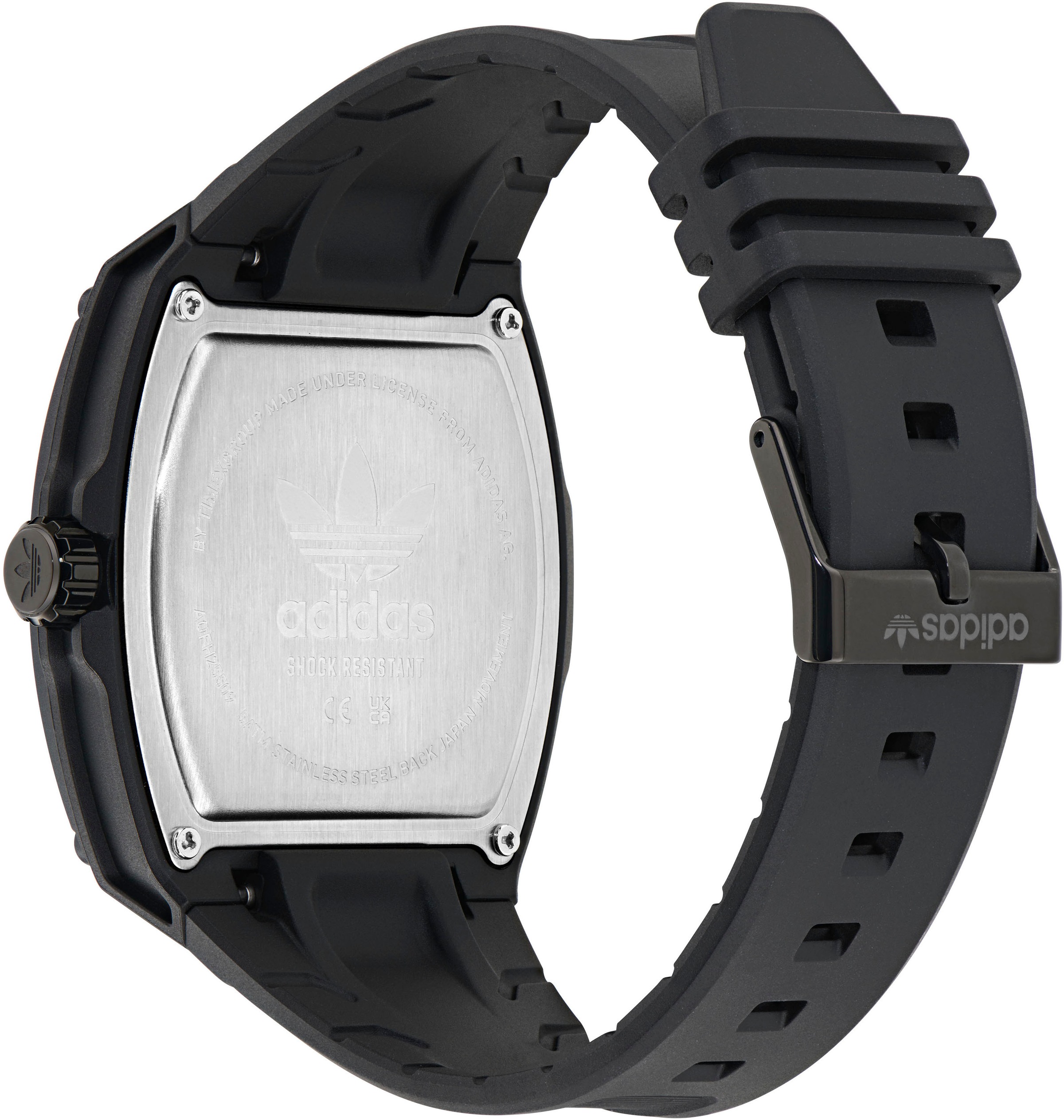 adidas Originals Quarzuhr »CITY TECH FIVE« Armbanduhr, Herrenuhr, Damenuhr, Resinarmband, Leuchtzeiger