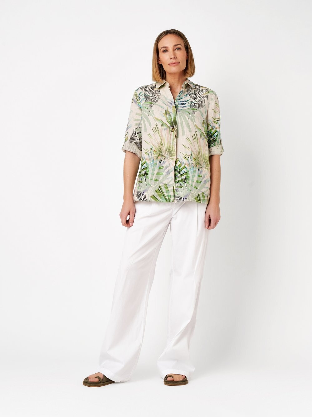 TONI Hemdbluse »Clay« mit tropischem Print