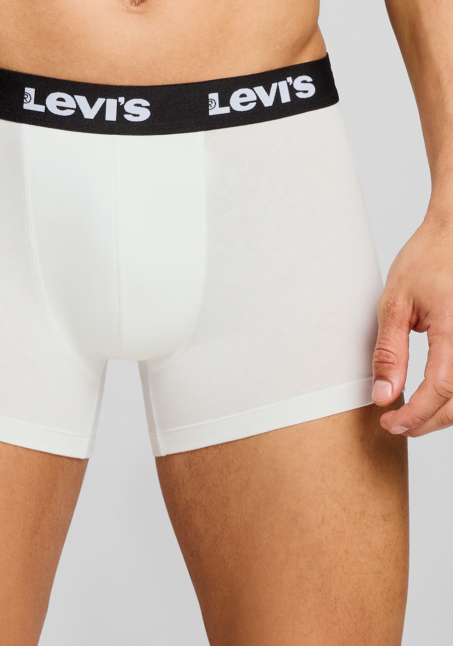 Levi's® Boxershorts »LEVIS MEN REPEAT LOGO BOXER BRIEF« 2er Pack,  ohne Eingriff, Logobund, elastisch
