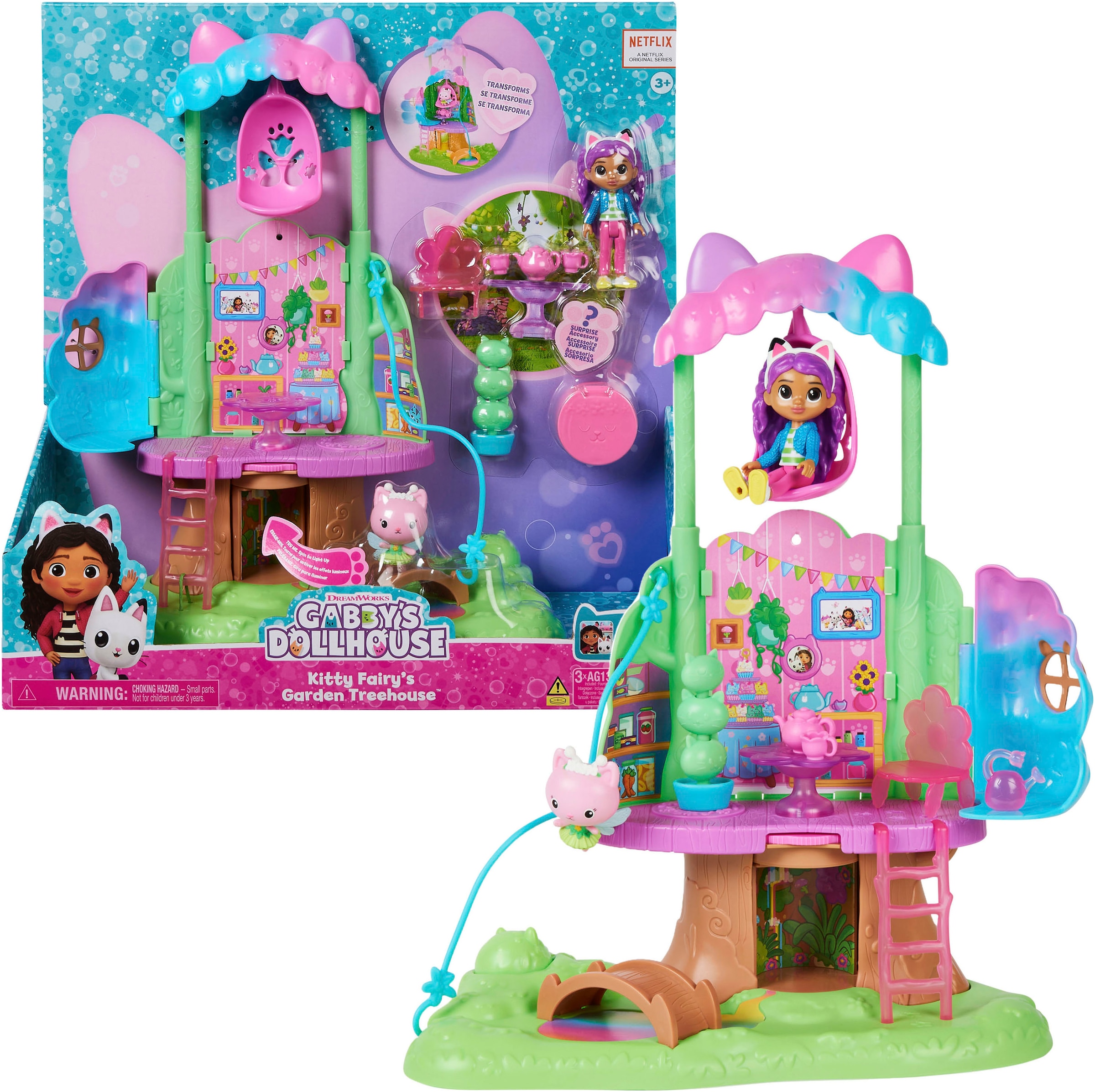 Spielwelt »Gabby's Dollhouse – Kitty Fairy's Garten Spielset«
