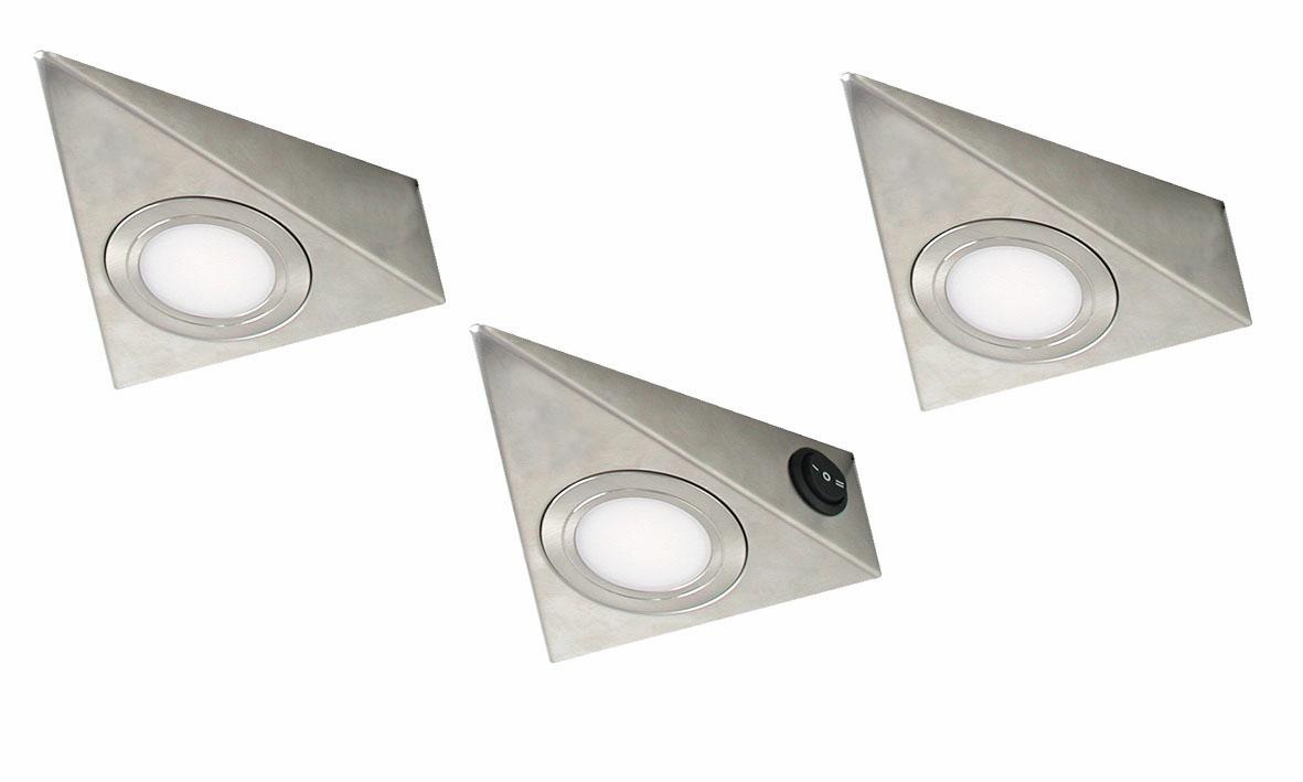 Evotec Unterschrankleuchte »DHL CS« LED-Board 3 Stk. Neutralweiß Warmweiß, Größe Höhe: 4,8 cm