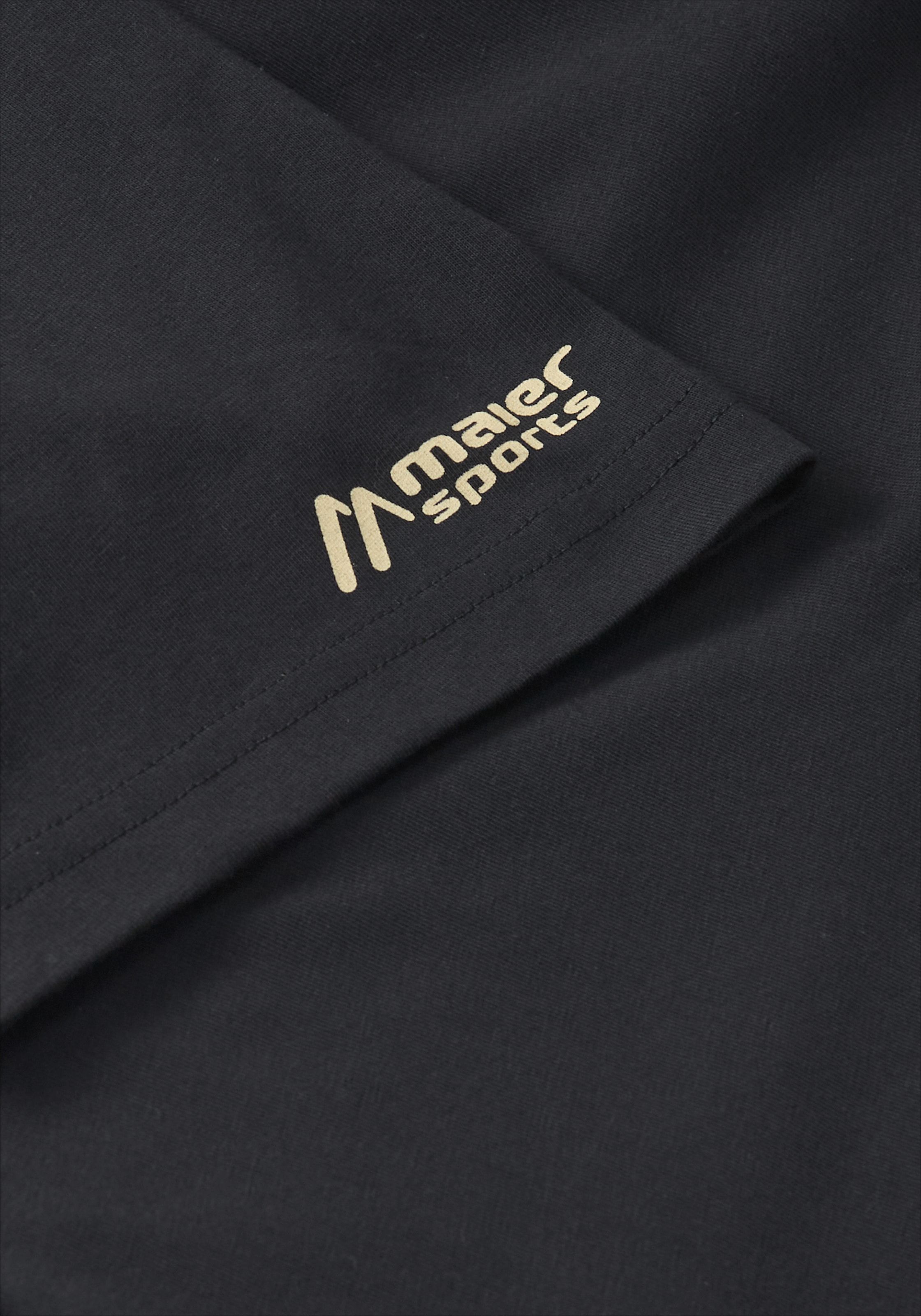 Maier Sports T-Shirt »MS FAV Tee Print« Unisex kurzarm Shirt mit Rückenprint, loose fit