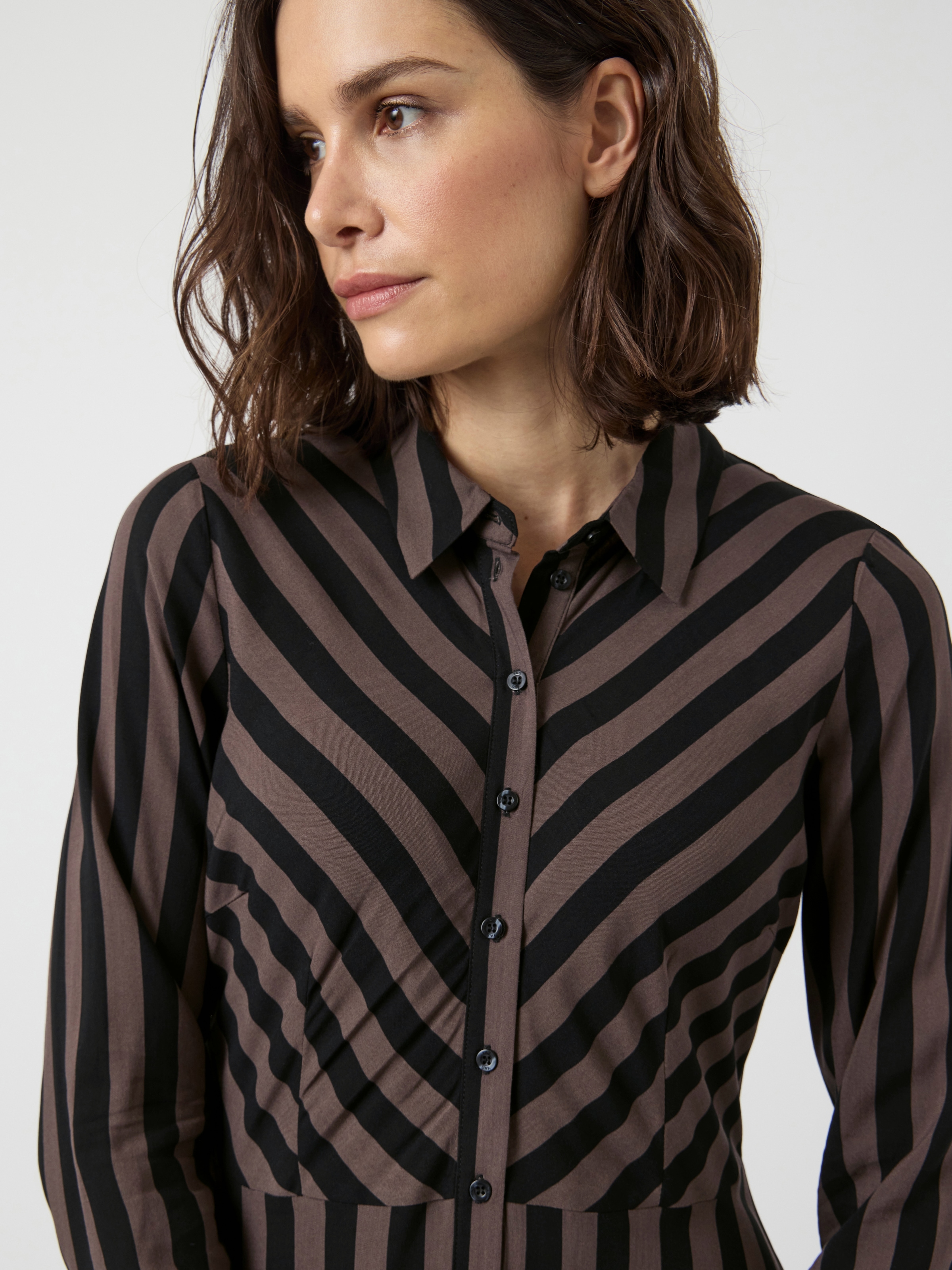 Y.A.S Hemdblusenkleid »YASSAVANNA LONG SHIRT DRESS«, Sommerkleid, mit 3/4 Ärmel