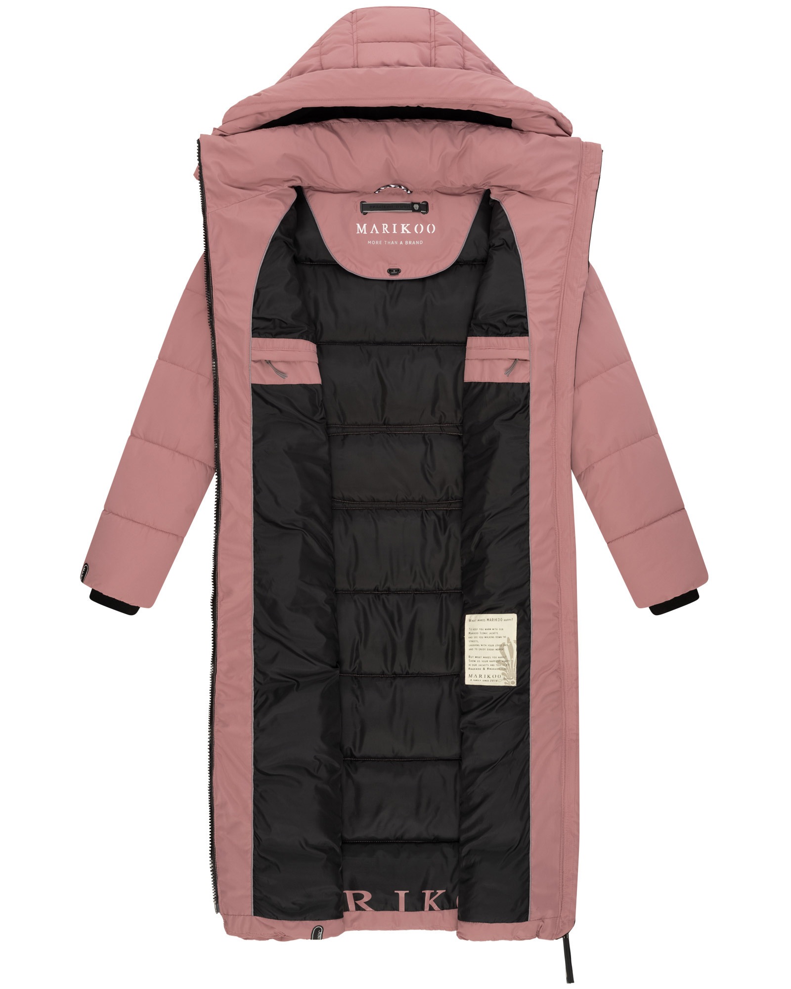 Marikoo Winterjacke »Marikoo Nadeshikoo XVI Damen lange Winter Steppjacke B985«