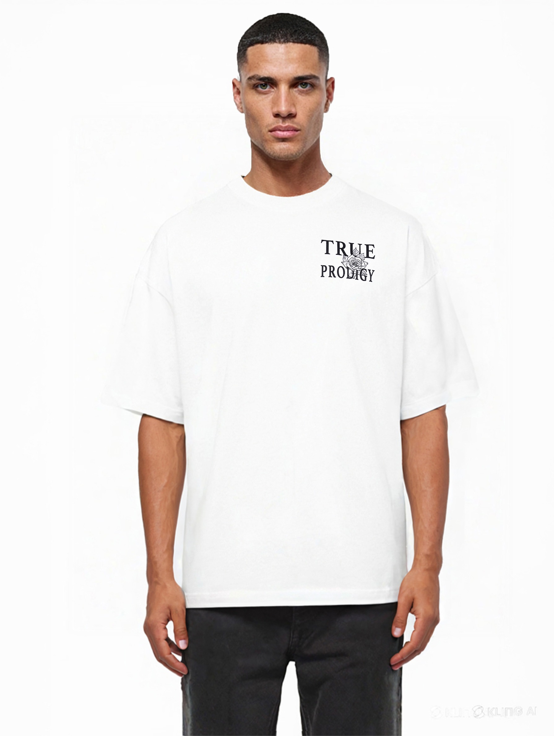 trueprodigy Oversize-Shirt »Alex Logo Print Oversized Rundhals«