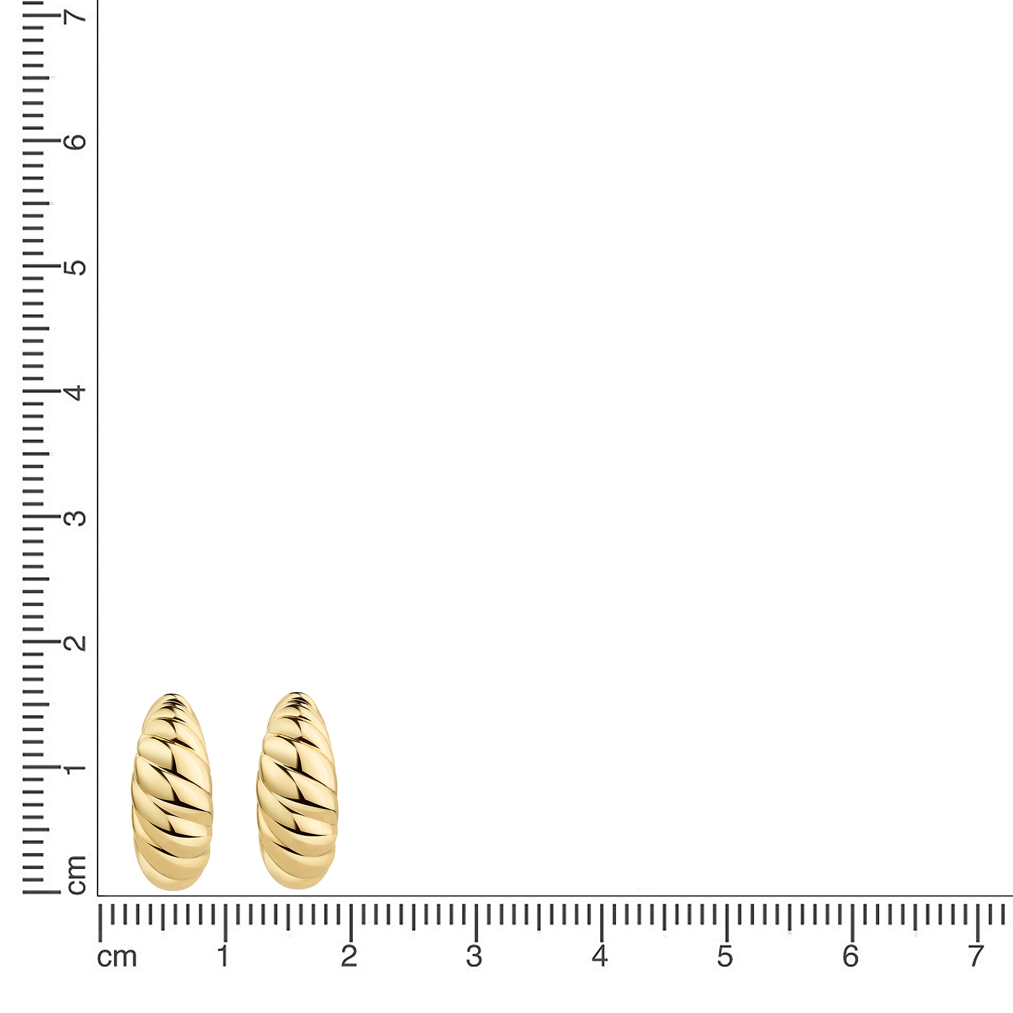 Firetti Paar Creolen »Schmuck Geschenk Silber 925 Ohrschmuck Ohrringe gedrehte Optik«