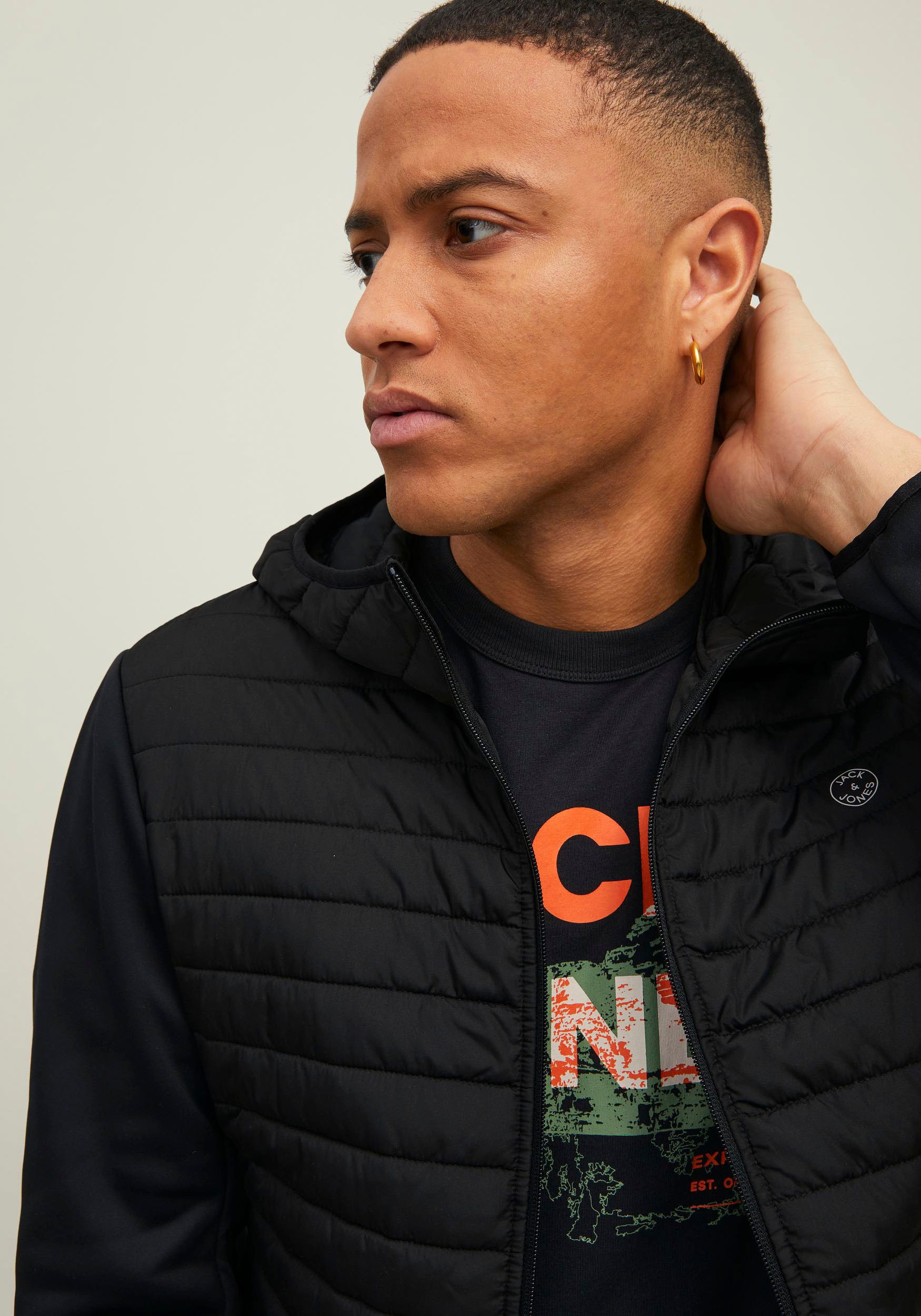 Jack & Jones Steppjacke »JJEMULTI QUILTED JACKET NOOS«, mit Kapuze