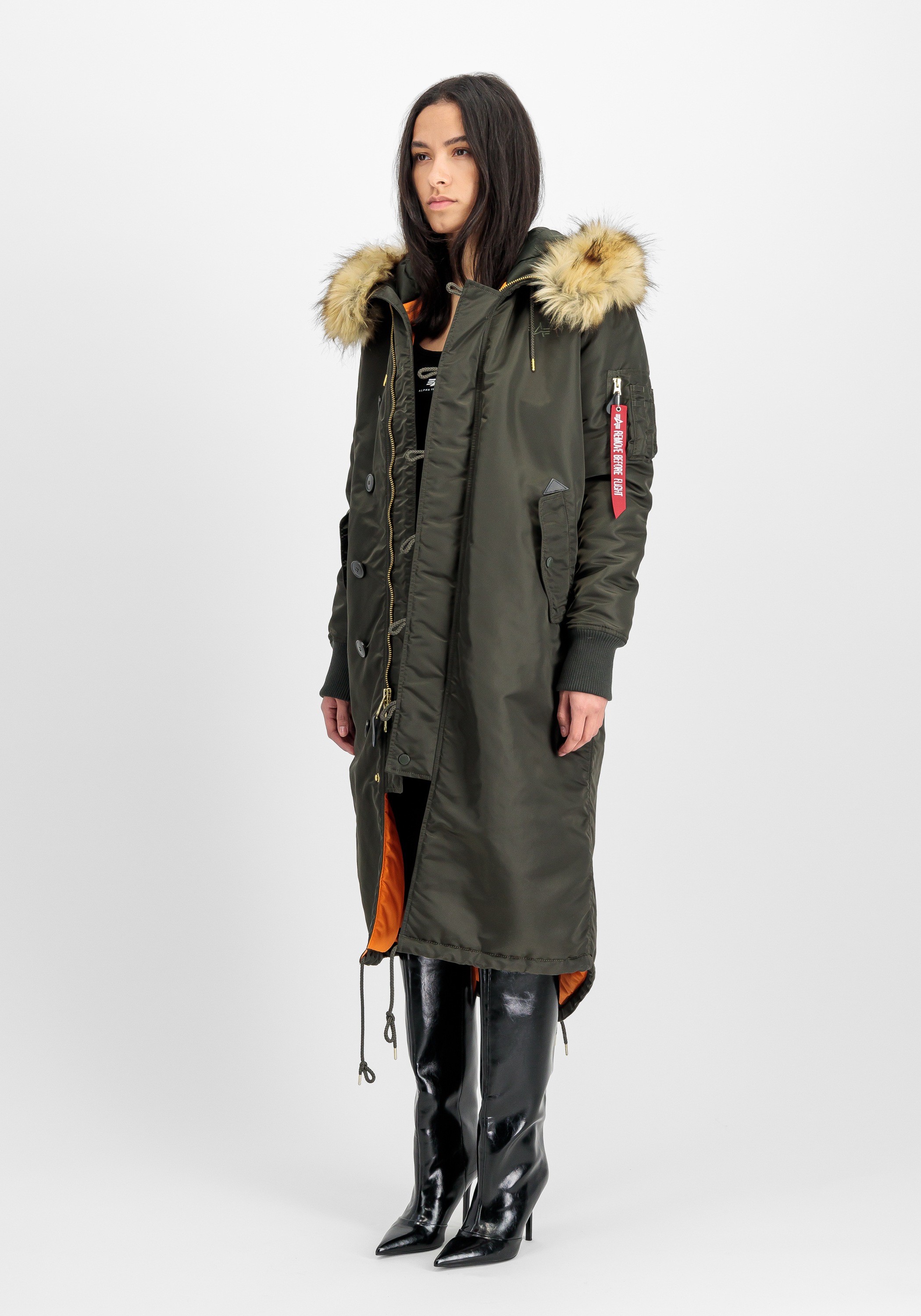 Alpha Industries Winterjacke »Long Fishtail W Winterjacke«
