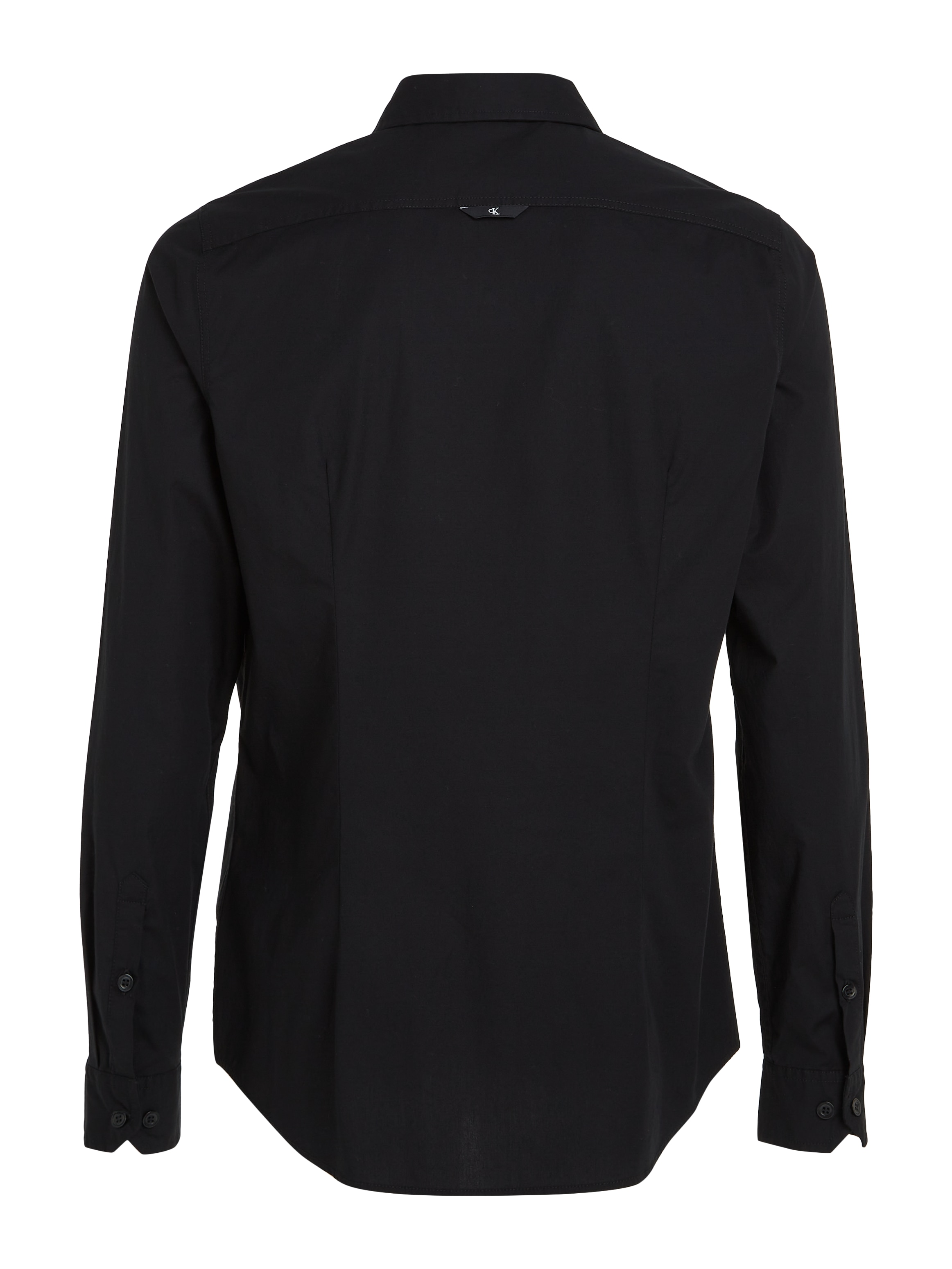 Calvin Klein Jeans Langarmhemd »SLIM STRETCH SHIRT«, mit Logomarkenlabel