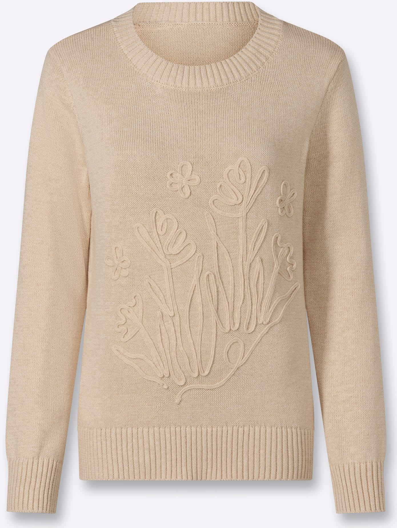Inspirationen Rundhalspullover »Baumwoll-Pullover«