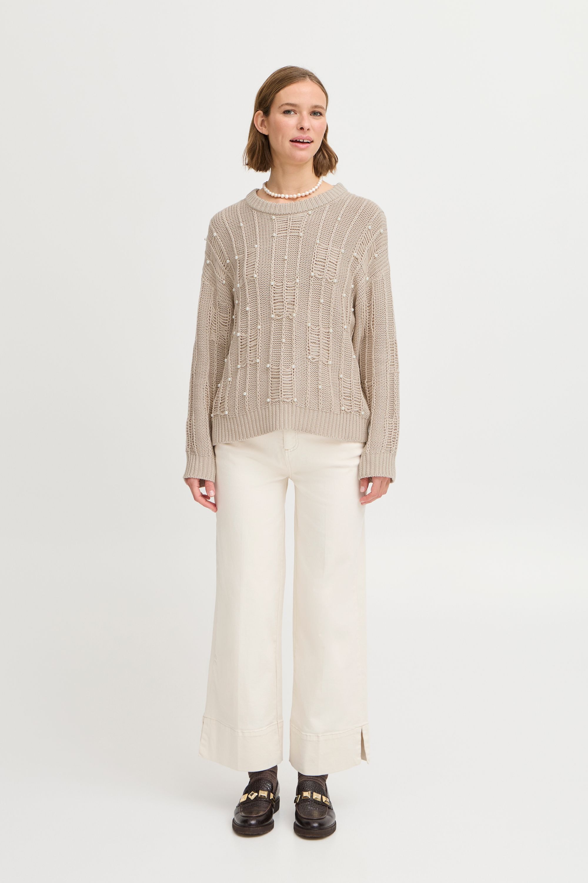 b.young Strickfleece-Pullover »Strickpullover BYNELLE JUMPER -«