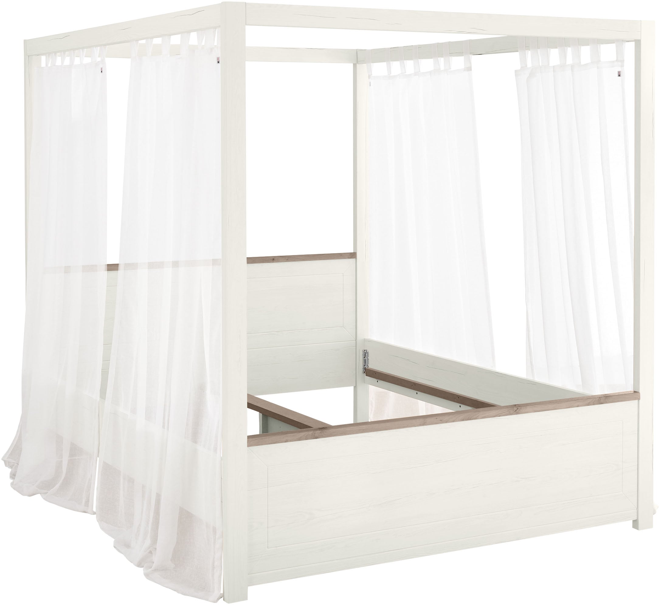 set one by Musterring Himmelbett »York Schlafen« 1 Stk. tlg. Liegefläche 180 x 200 cm, drei Farbausführungen, inklusive Gardinenset