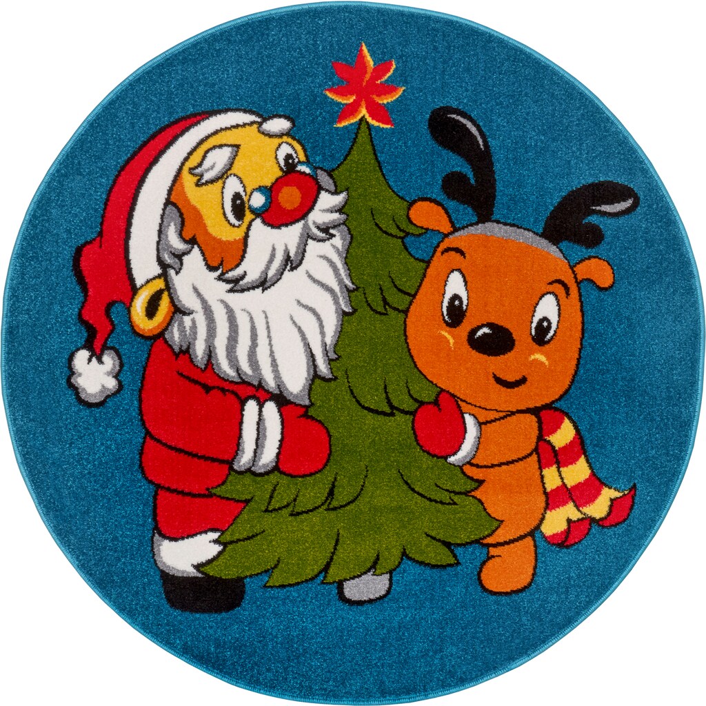 HANSE Home Teppich »Santa and Rudolph«, rund