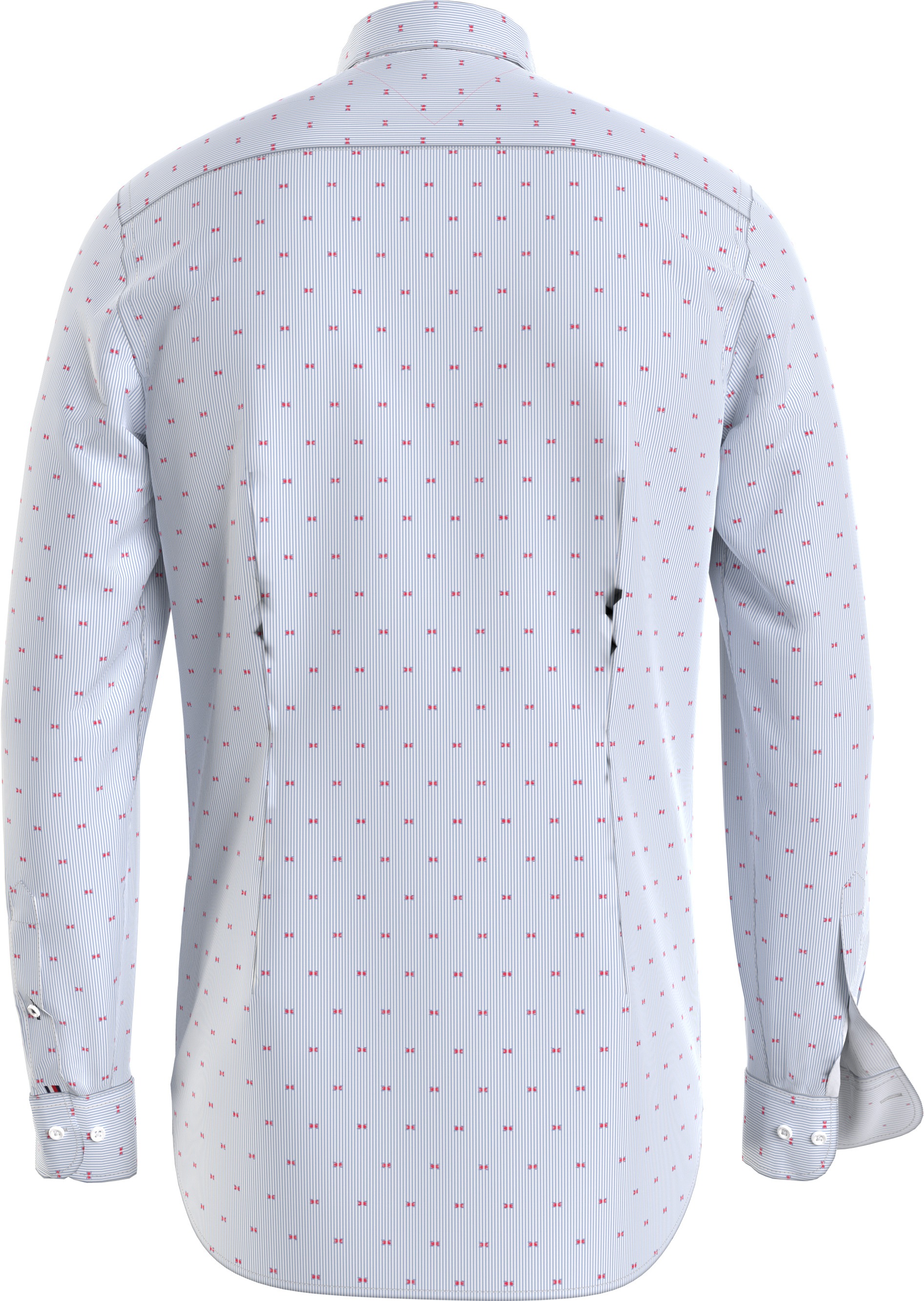 Tommy Hilfiger Langarmhemd »FIL COUPE SF SHIRT«, mit durchgehender Knopfleiste