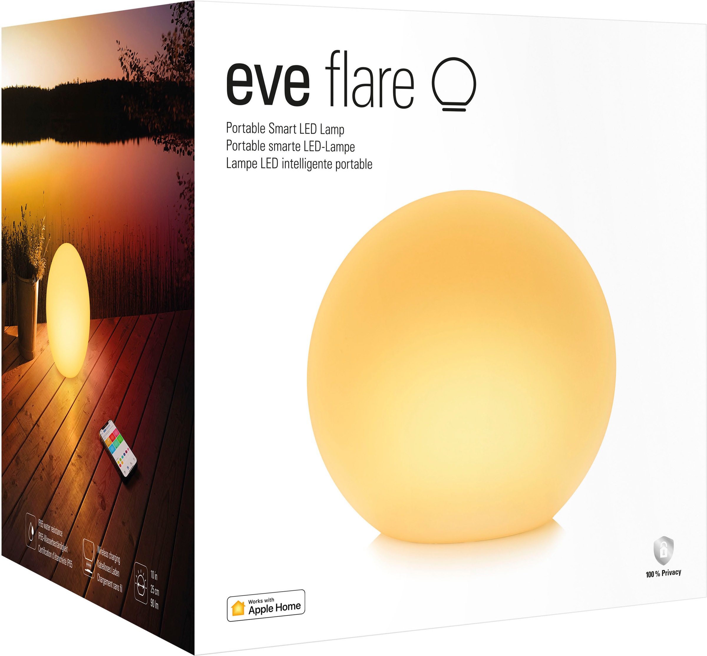 EVE Smarte LED-Leuchte »Flare 20EBV9901«, Leuchtmittel LED-Modul | LED fest integriert