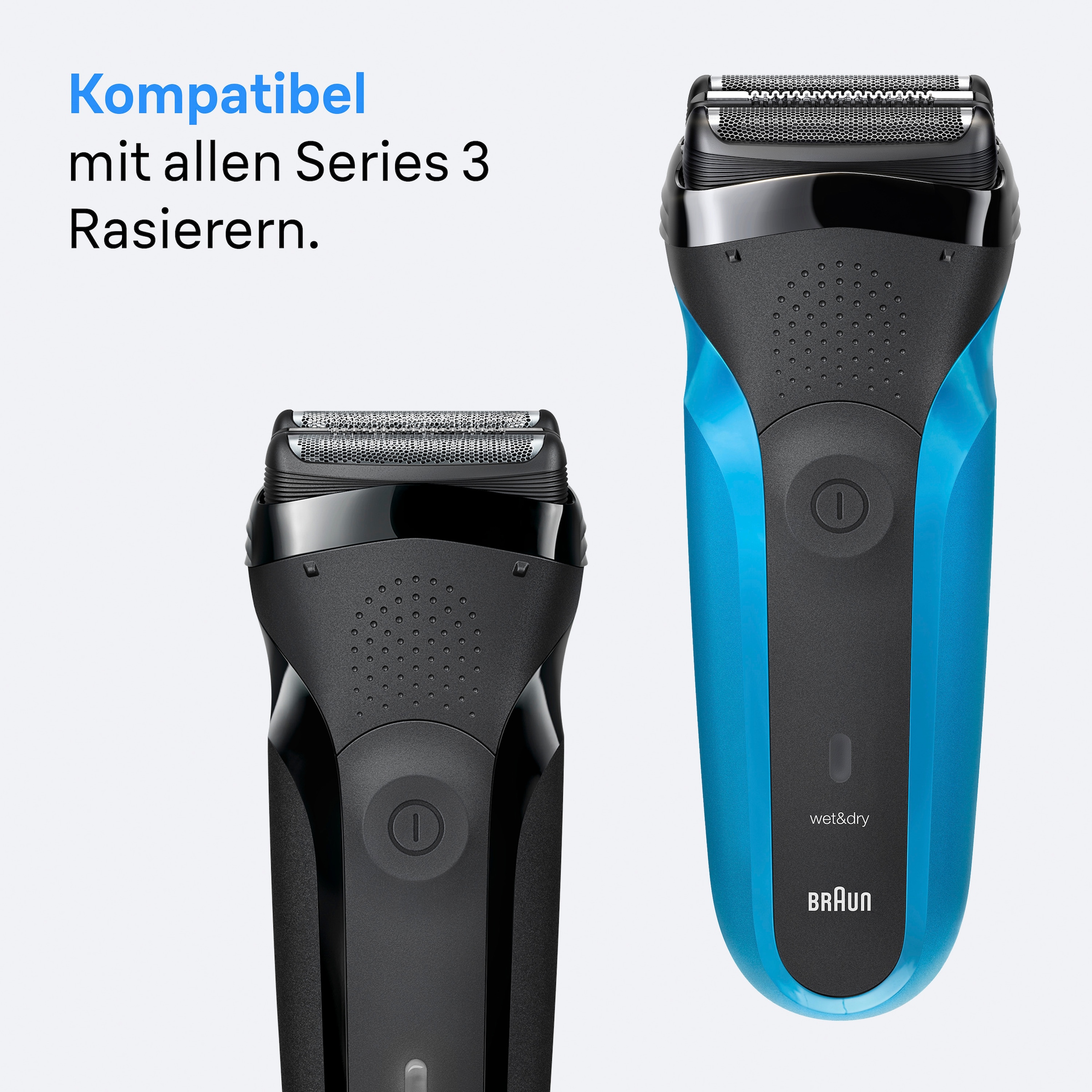 Braun Ersatzscherkopf »Series 3 21B«, Kompatibel mit allen Braun Series 3 Rasierern, ORIGINAL vom Hersteller