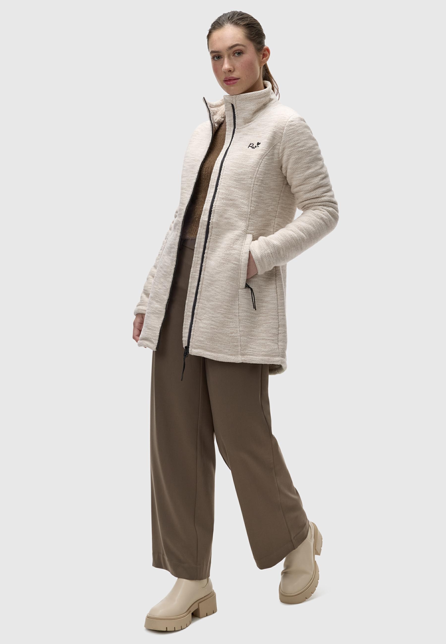 Ragwear Kapuzensweatjacke »Strickjacke Miram Melange«