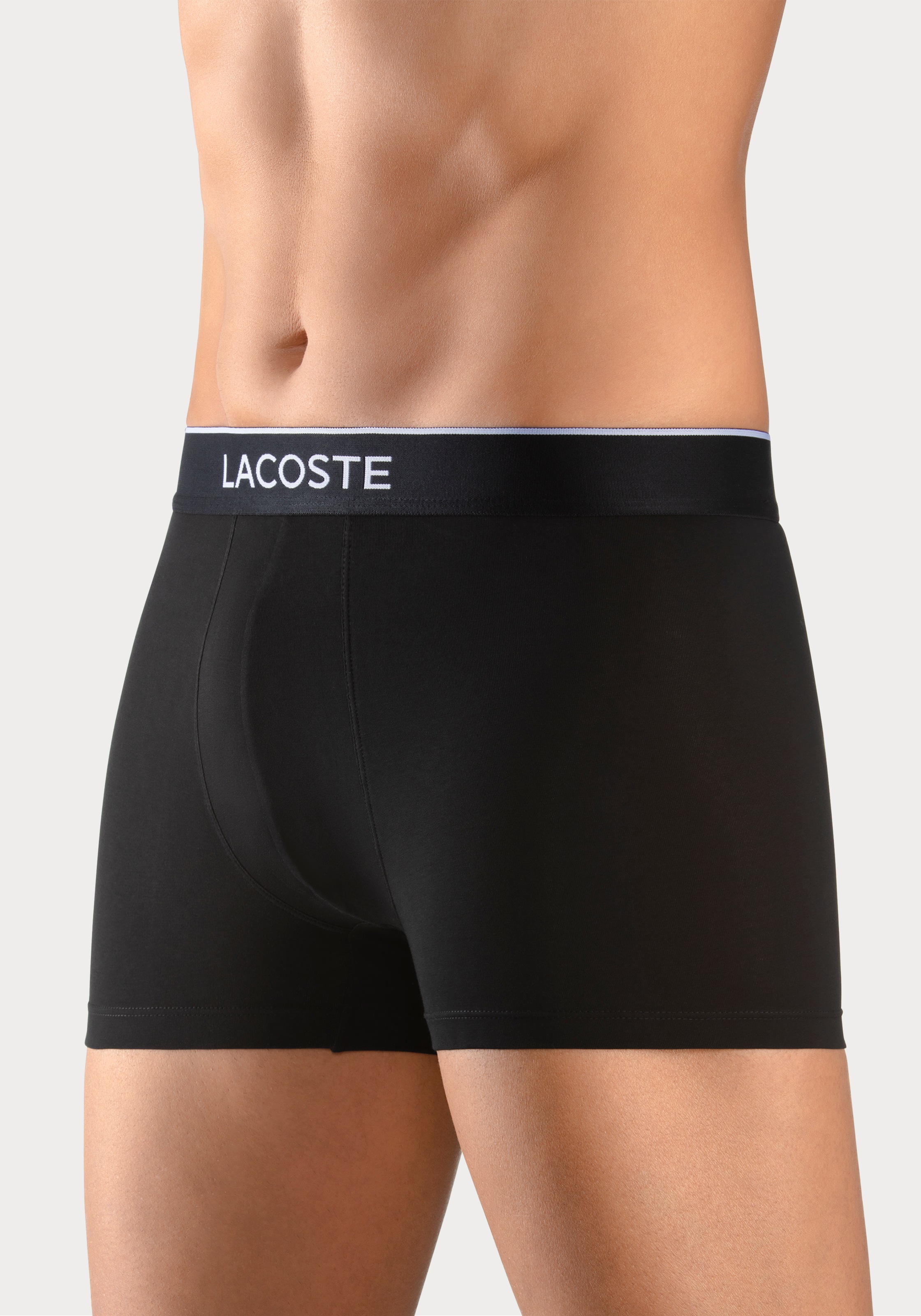 Lacoste Trunk »eng Boxershorts Lacoste Herren Premium«, (Packung, 3 St., 3er-Pack), aus atmungsaktivem Material