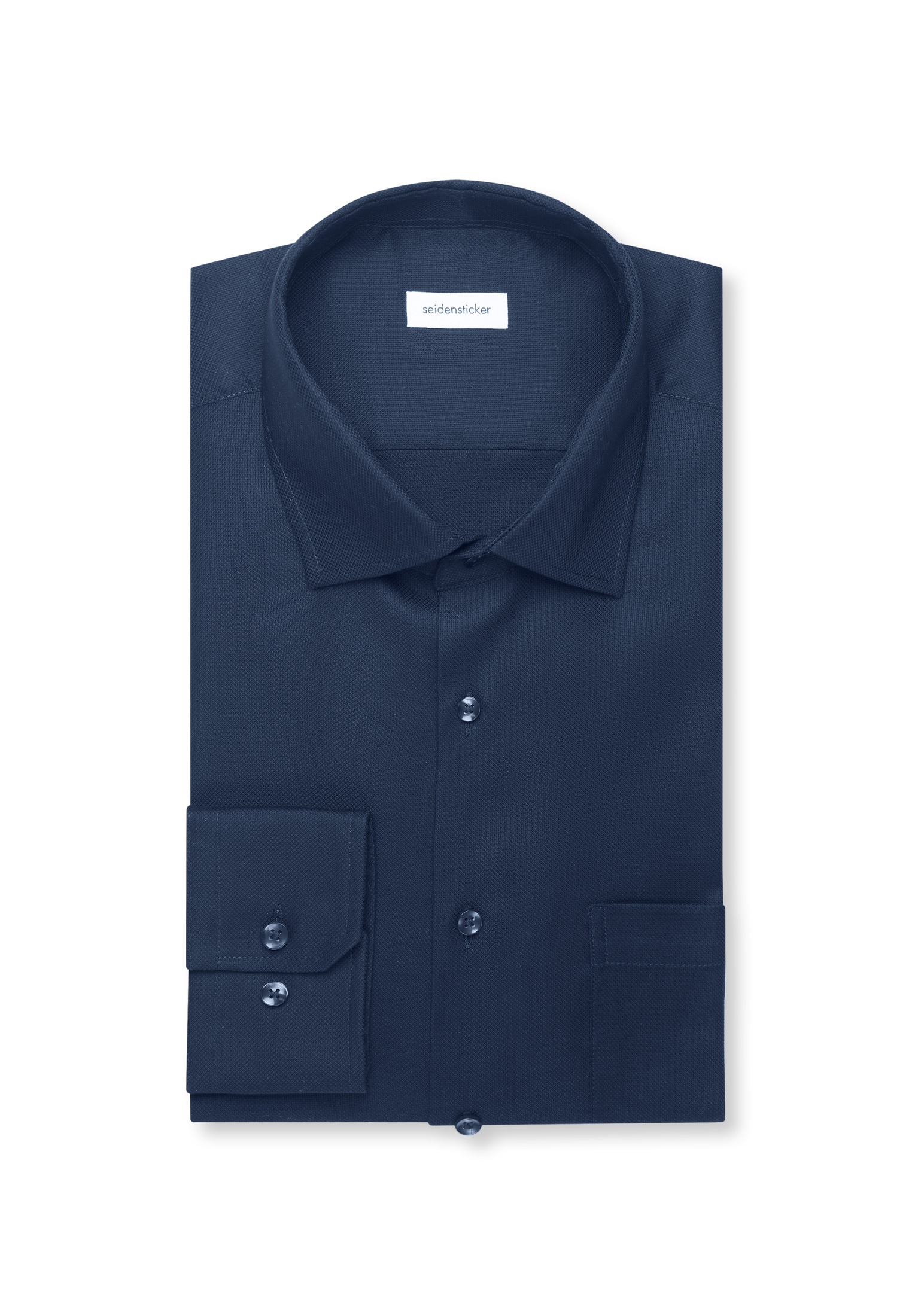 seidensticker Businesshemd »Schwarze Rose« Regular 1/1 Kentkragen Uni