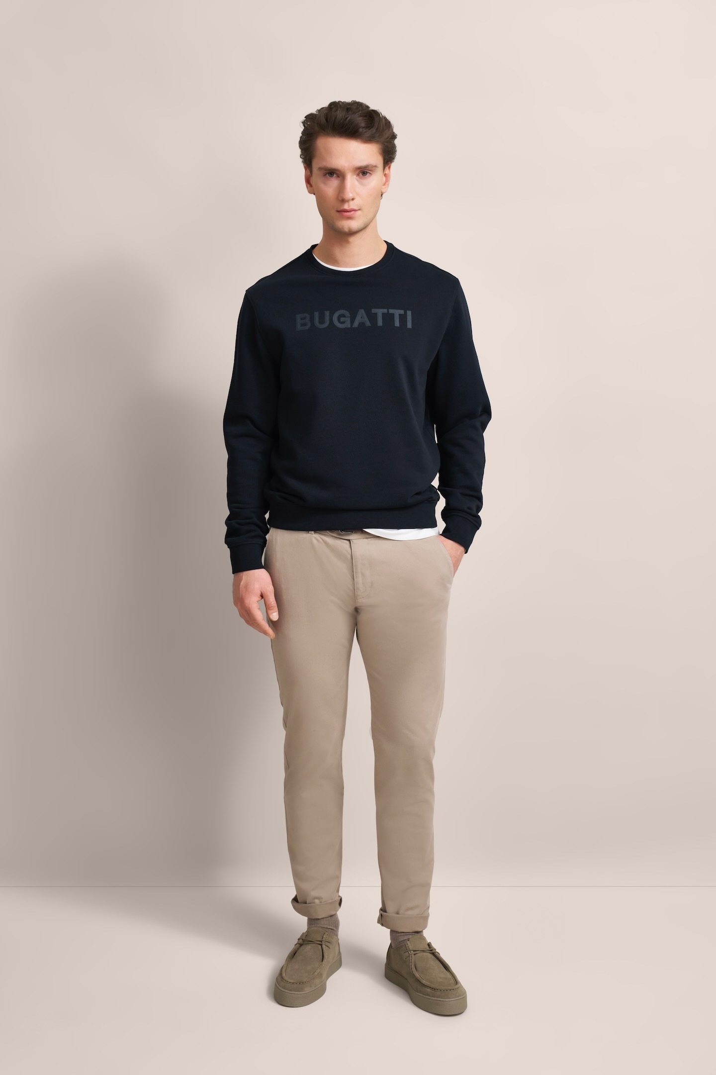bugatti Sweatshirt, mit 3-D-Print