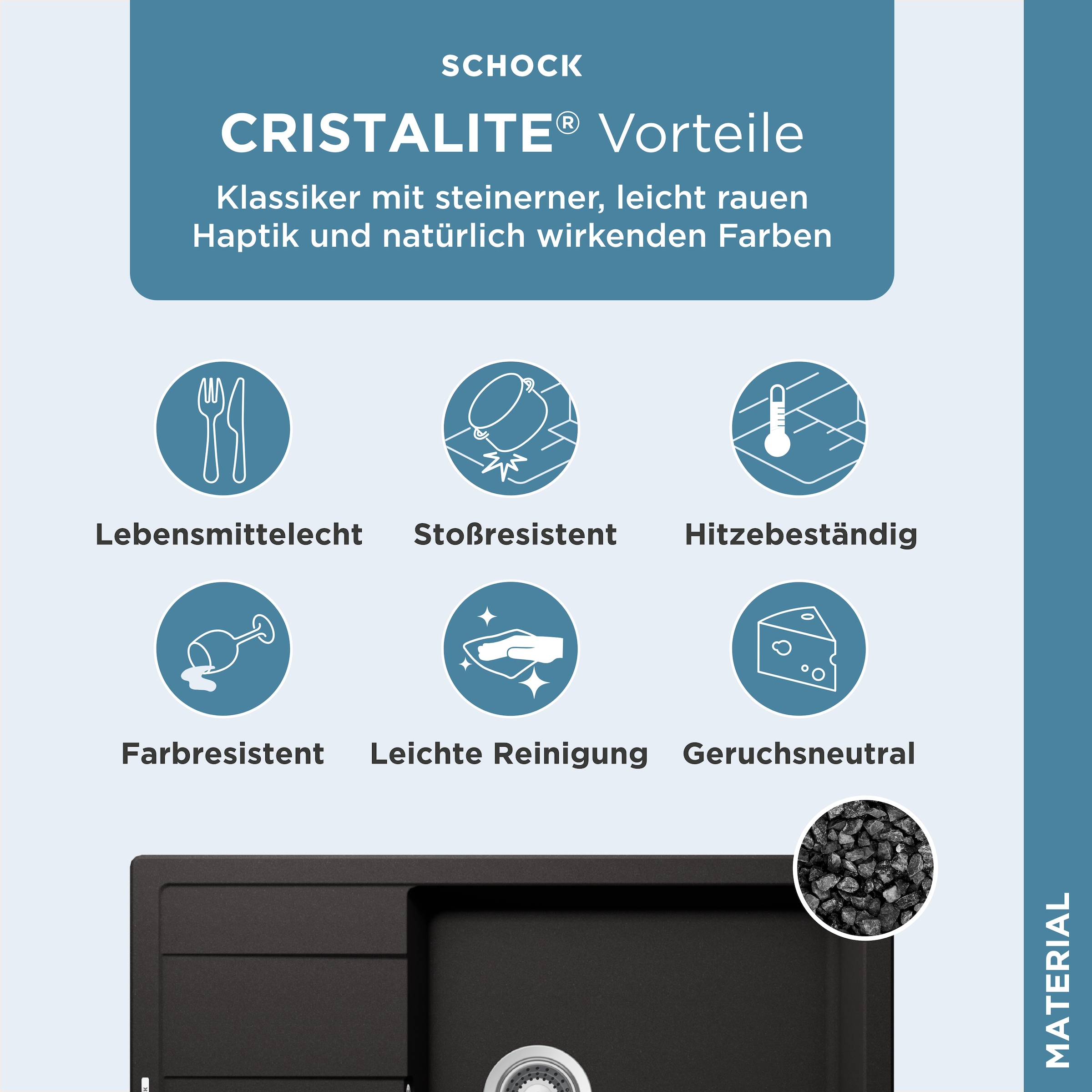 Schock Granitspüle »Manhattan D-100LS«