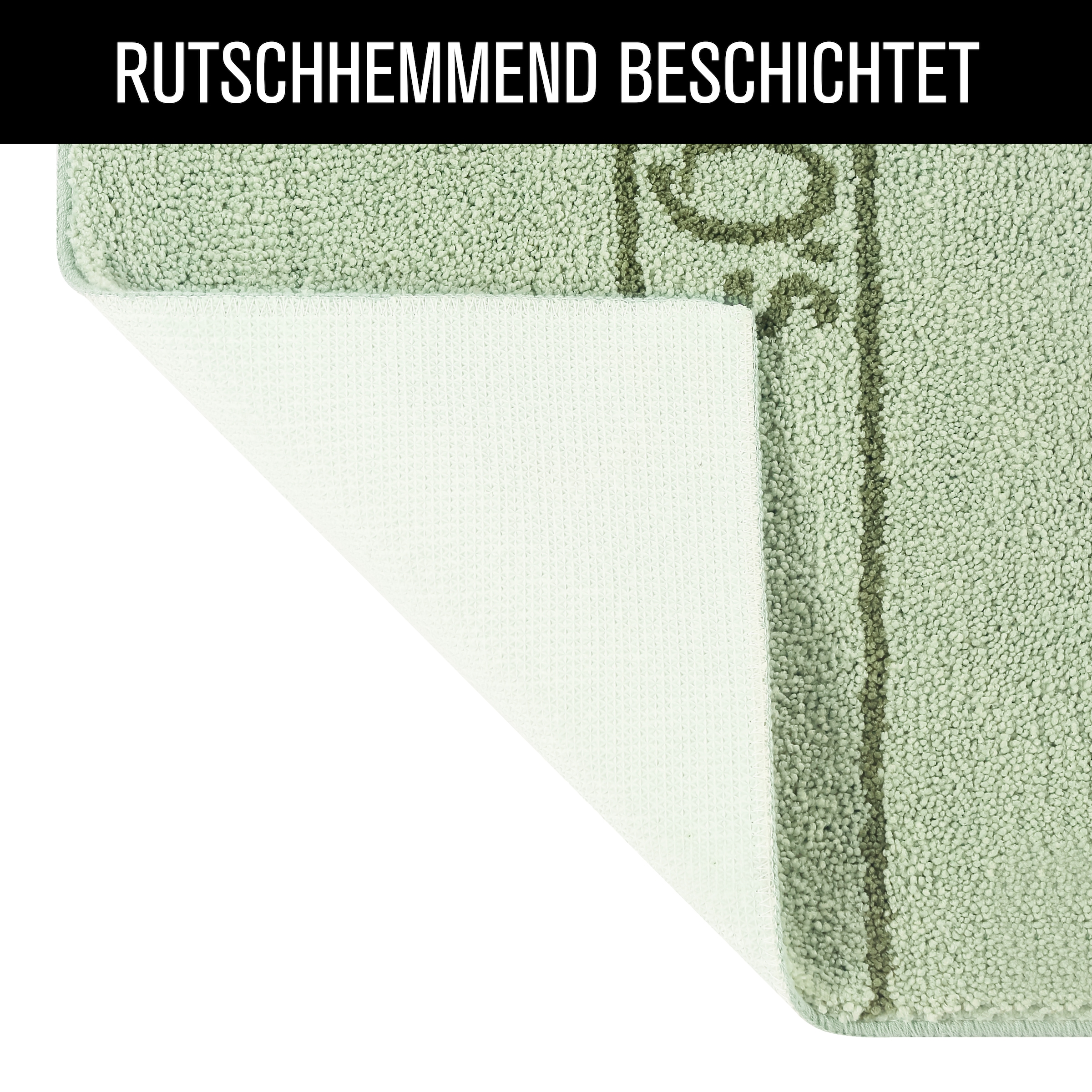 s.Oliver Badematte »Allie, Badvorleger, Badezimmer Teppich, Duschvorleger«, rutschhemmend beschichtet, strapazierfähig-schnell trocknend, Badteppich, weiche Haptik, unifarben mit s.Oliver Schriftzug