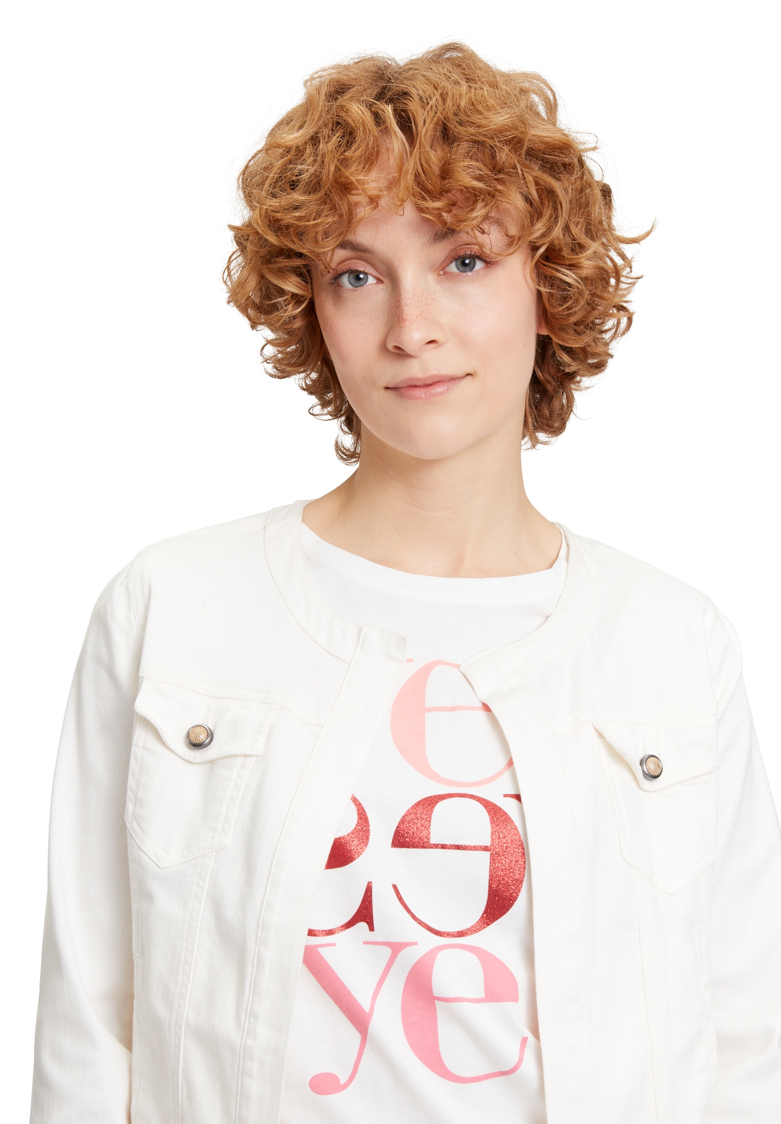 Cartoon Jeansblazer »Jeansjacke ohne Verschluss«