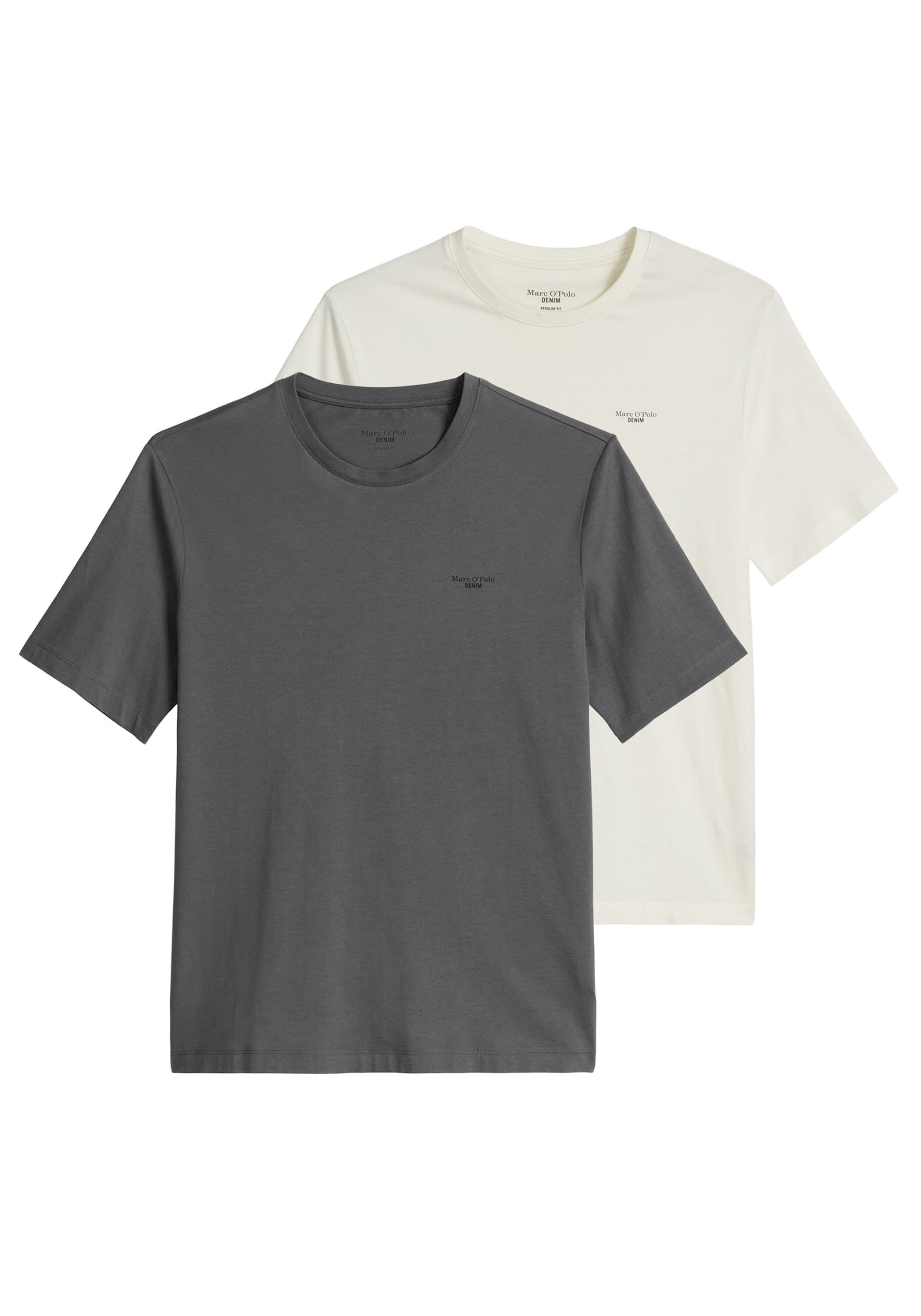 Marc O'Polo DENIM T-Shirt »T-Shirt T-Shirt, SSL, Logo Print, Reg F 2er Pack« 2