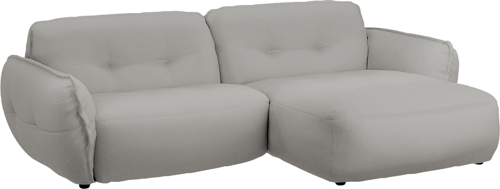 BETYPE Ecksofa »Be Fluffy Mega Sofa, bequem, viel Platz, Breite 289cm, L-Form« Softes Sitzgefühl, moderne Kedernaht, hochwertiger Bezug