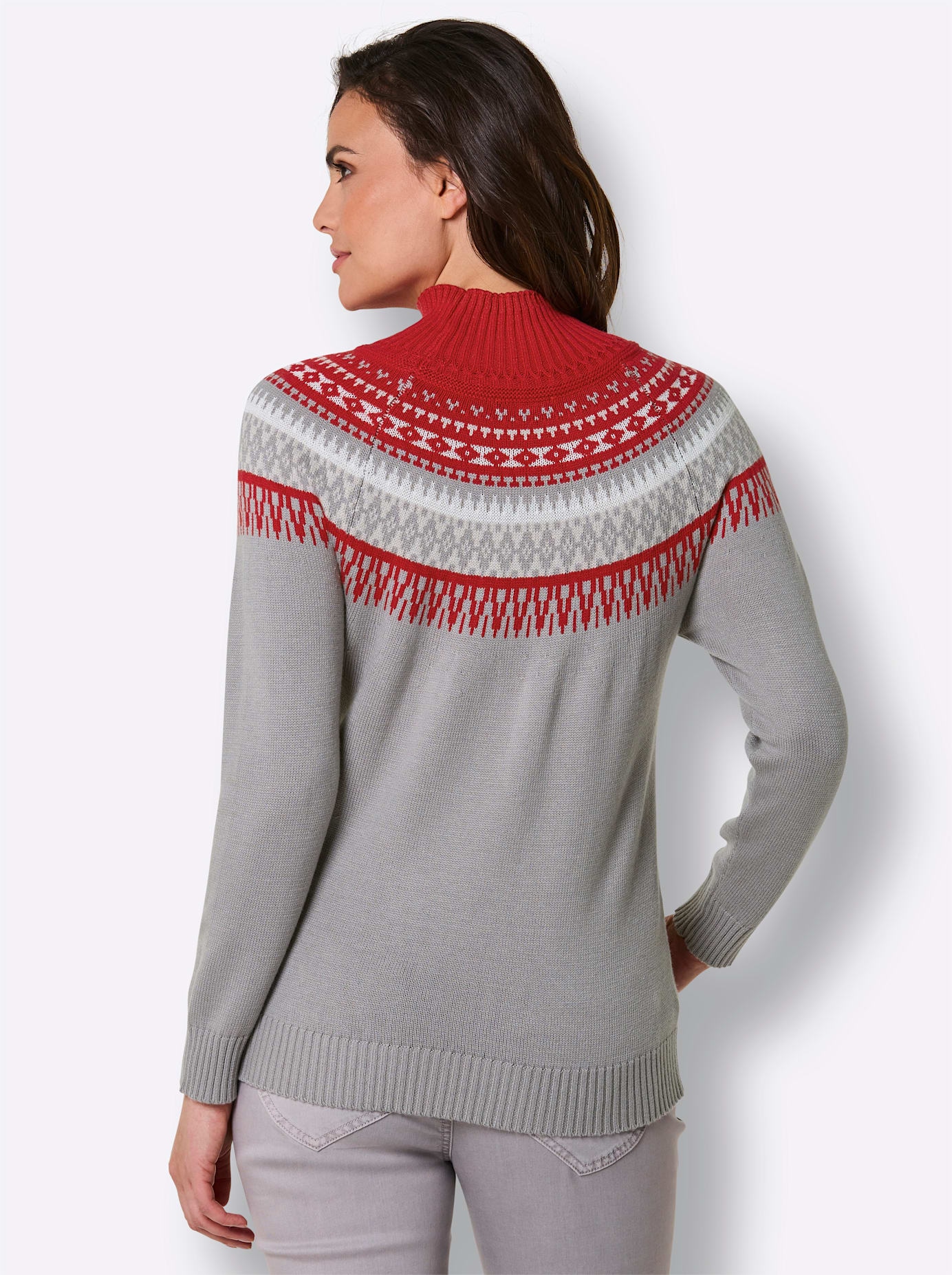 CREATION L PREMIUM Norwegerpullover »Modal-Mix-Pullover«