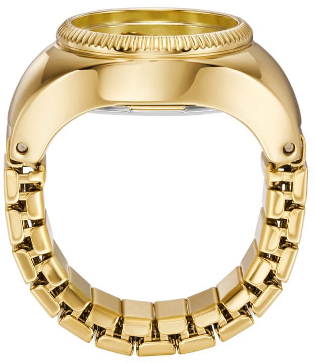 Fossil Uhrenring »WATCH RING, ES5246«, Quarzuhr, Damenuhr, analog, Edelstahlring