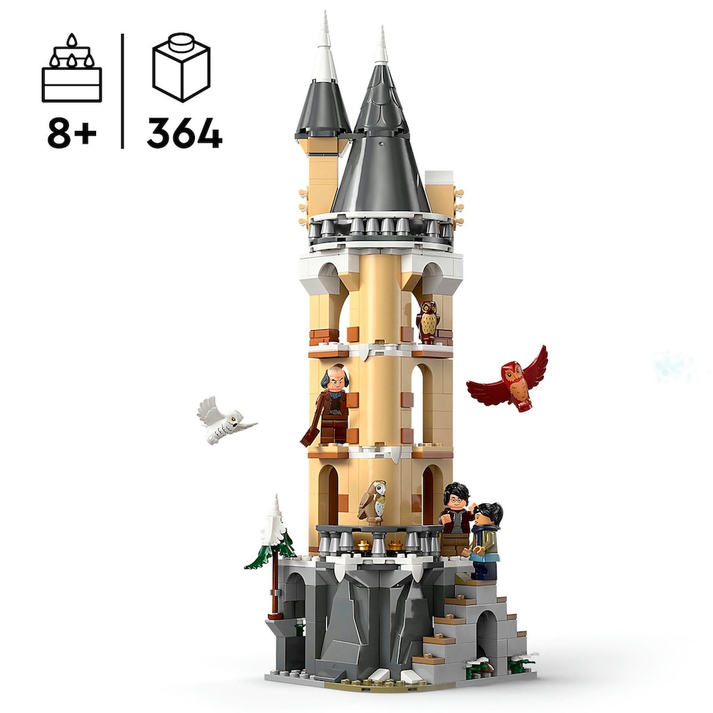LEGO® Konstruktionsspielsteine »Eulerei auf Schloss Hogwarts™ (76430), LEGO® Harry Potter™«, (364 St.)