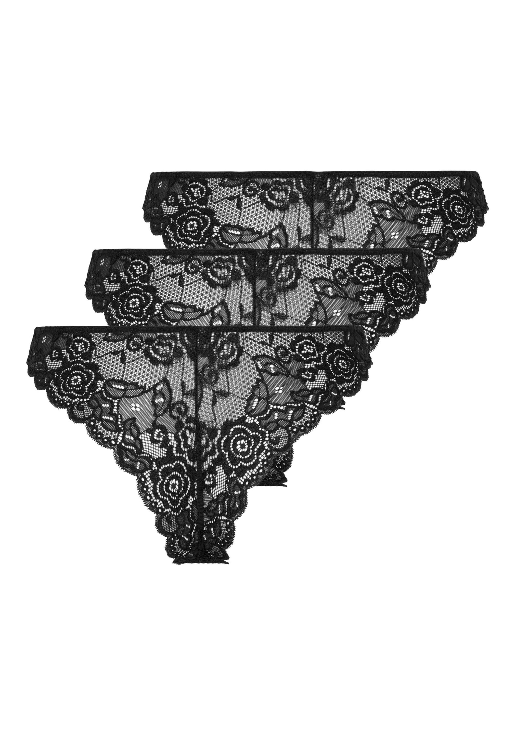 ONLY Slip »Slip ONLCHLOE LACE BRAZIL 3er Pack«