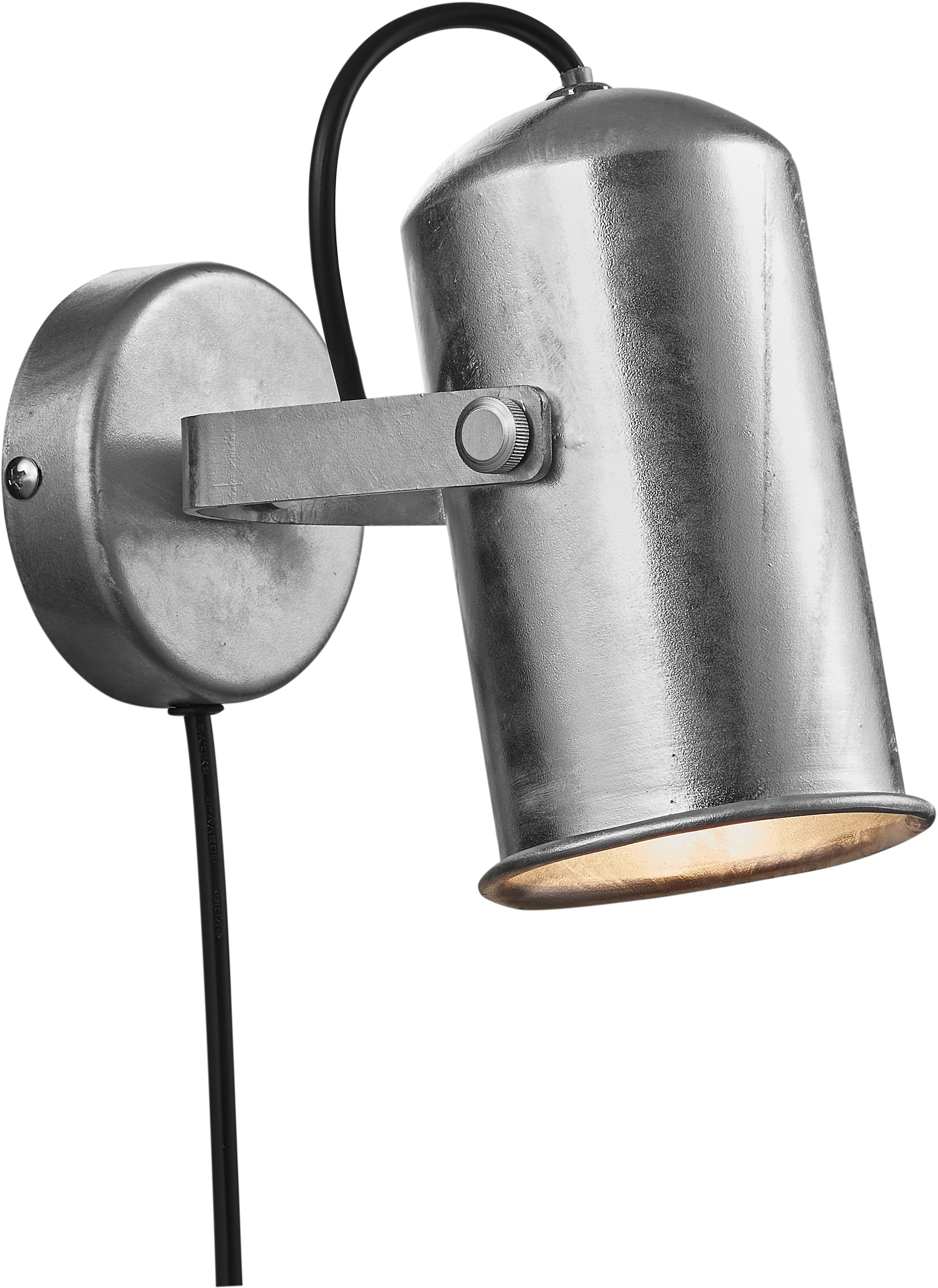 Nordlux Wandleuchte »Porter«, industrielles Design, verstellbarer Lampenkopf für gerichtetes Licht