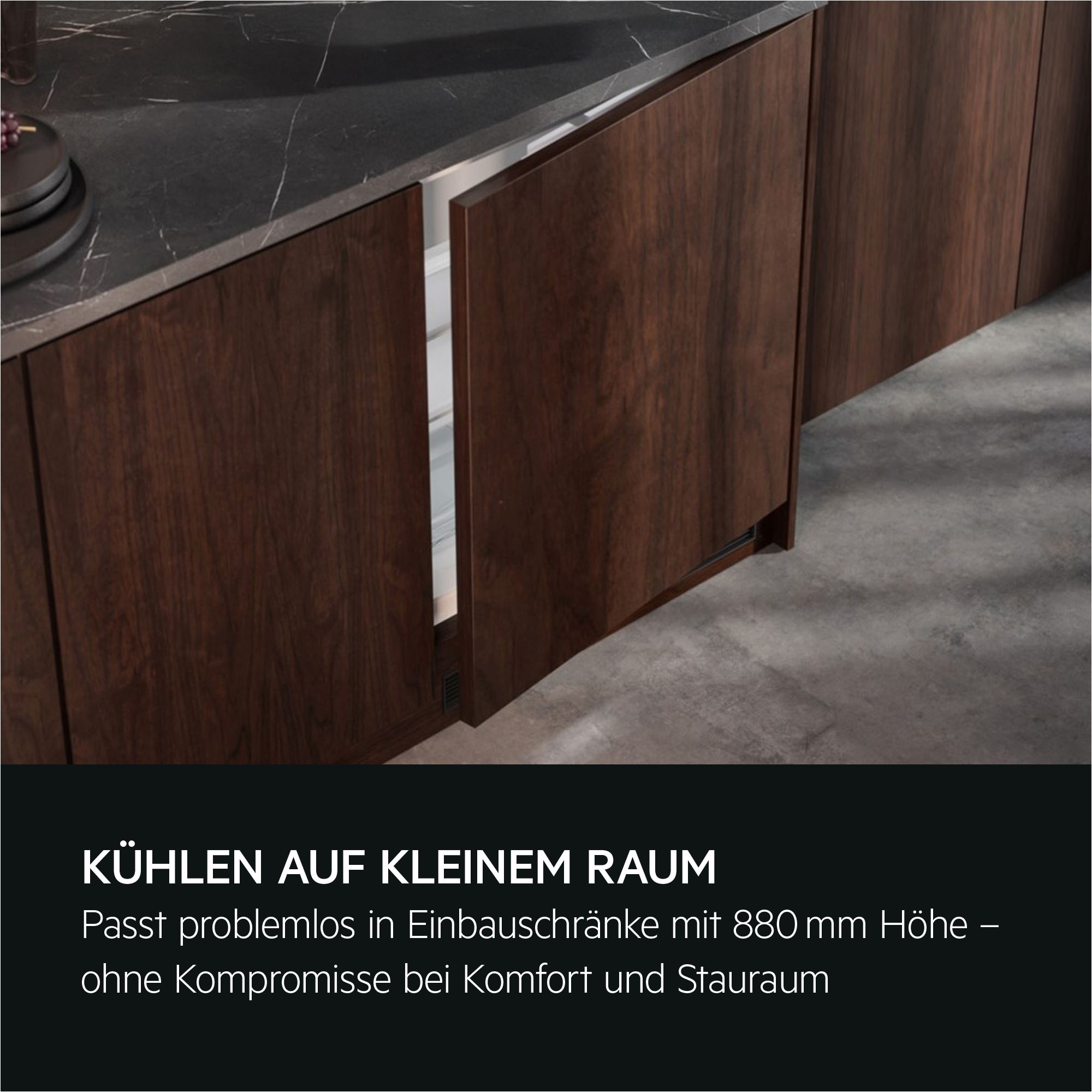 AEG Einbaukühlschrank 5000 »TSK50882DS« 87,3 cm hoch 54,8 cm breit 88cm kompakt: cleverer Stauraum mit flexiblen Glasablagen für Getränke