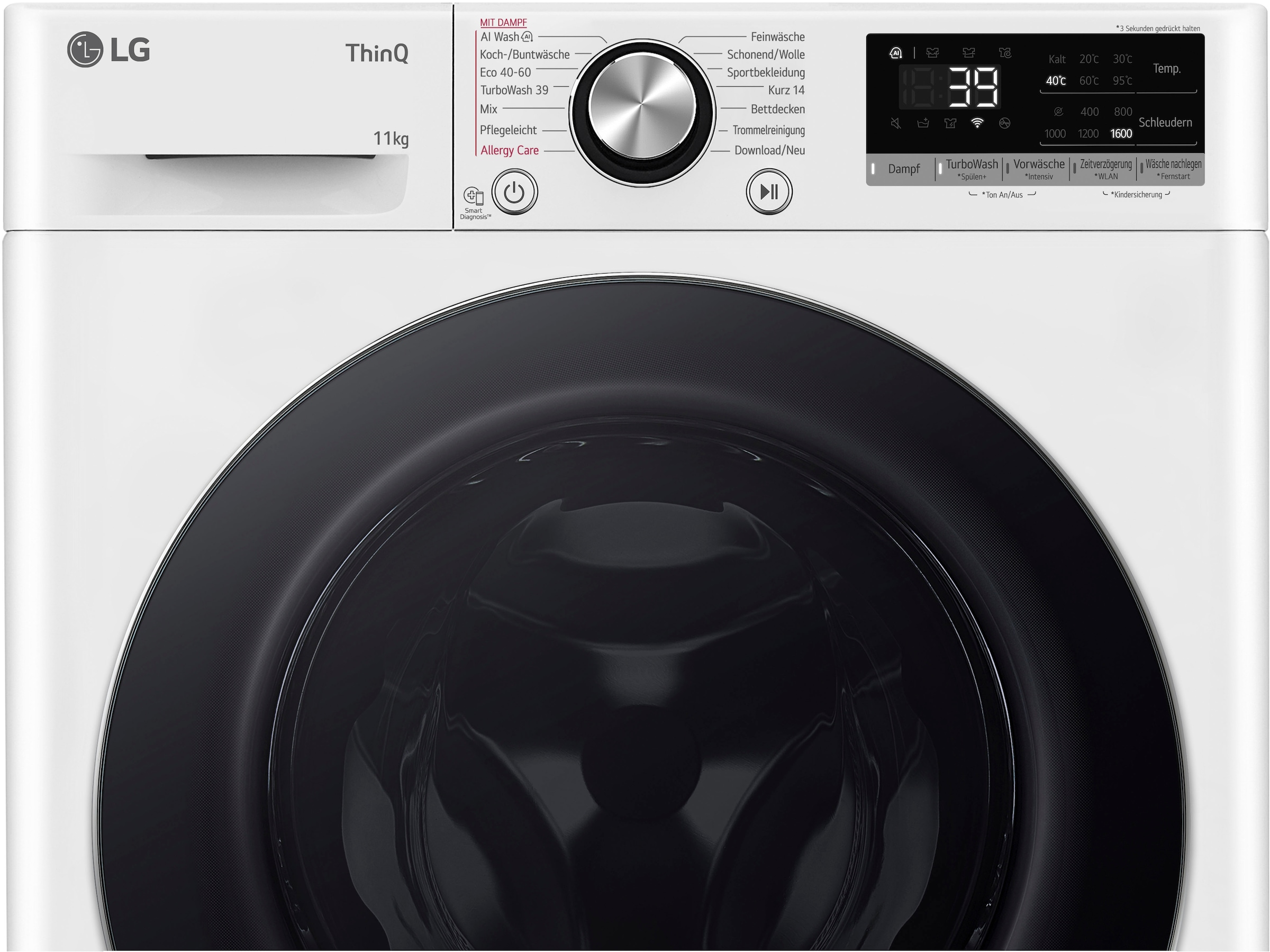 LG Waschmaschine Serie 7 »F6WR7012«, 11 kg, 1600 U/min, Steam Funktion