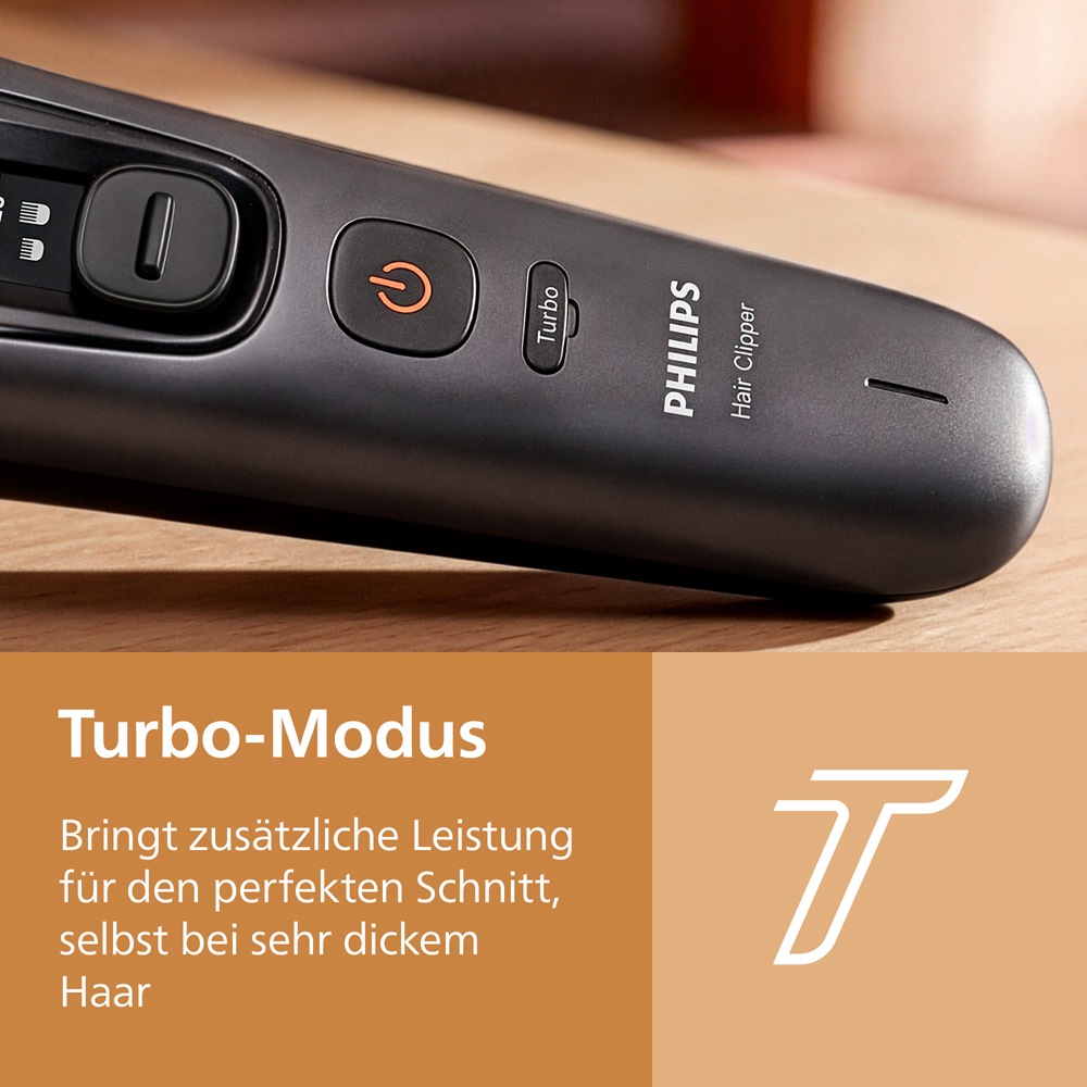 Philips Haarschneider »Serie 7000 HC7722/15« 3 Aufsätze 28 Längeneinstellungen, Turbo Modus und PowerAdapt Sensor