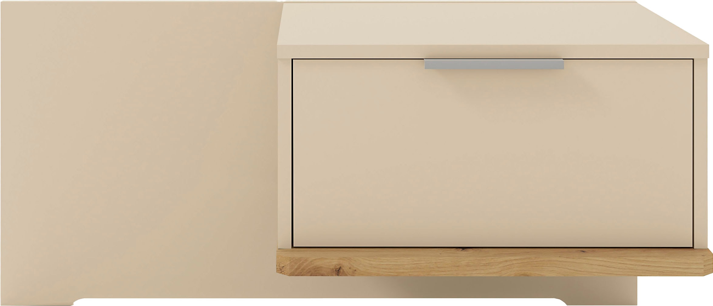 Musterring Nachtschrank »Isabelle« verschiedene Farben, Unterboden in Eiche, Maße B50/90 x H43 x T47 cm