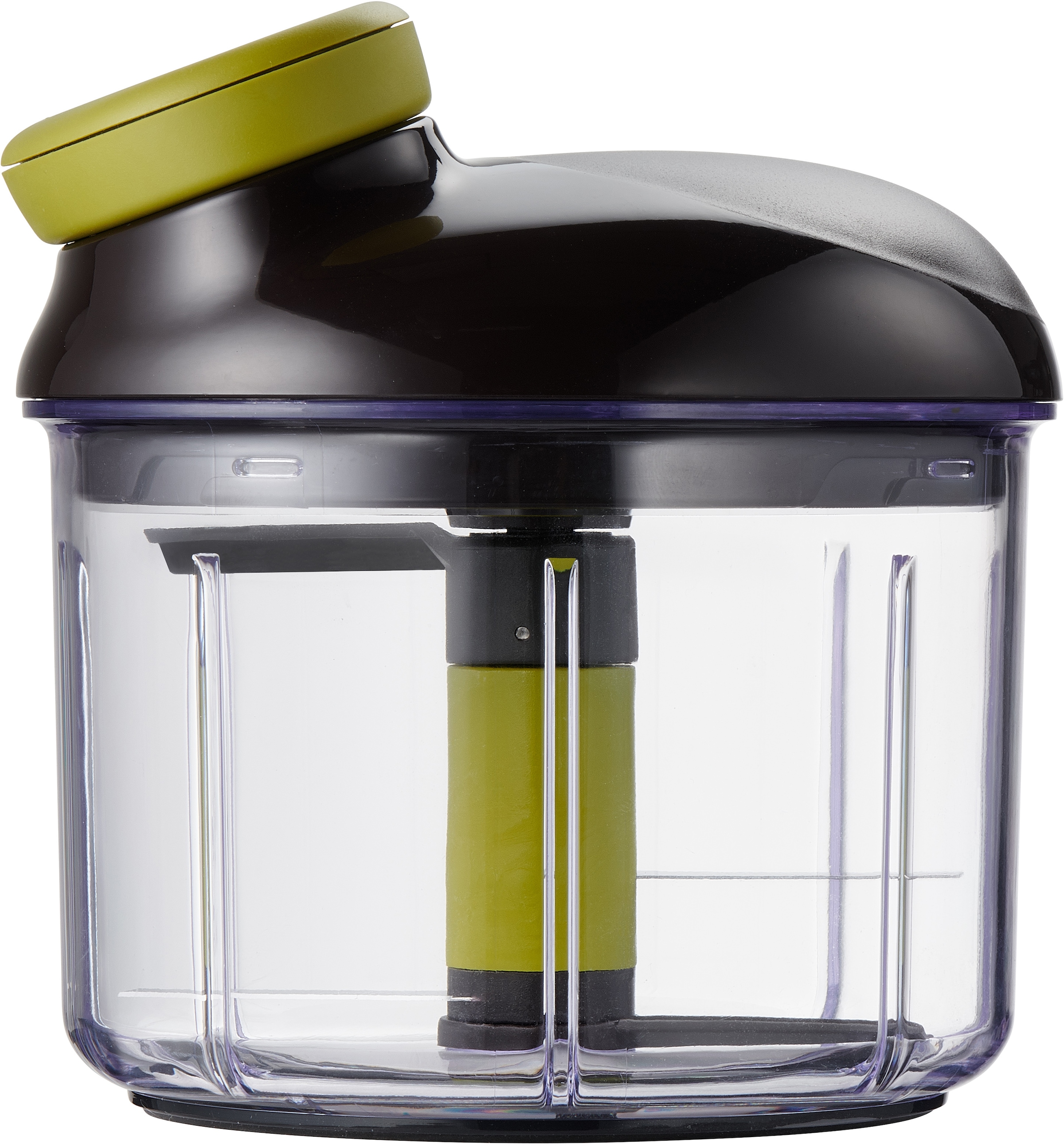 Tefal Gemüsehacker »Ingenio Zerkleinerer«, 900ml, Edelstahlklingen, rutschfest, Soft-Touch-Griff, Schwarz/Grün
