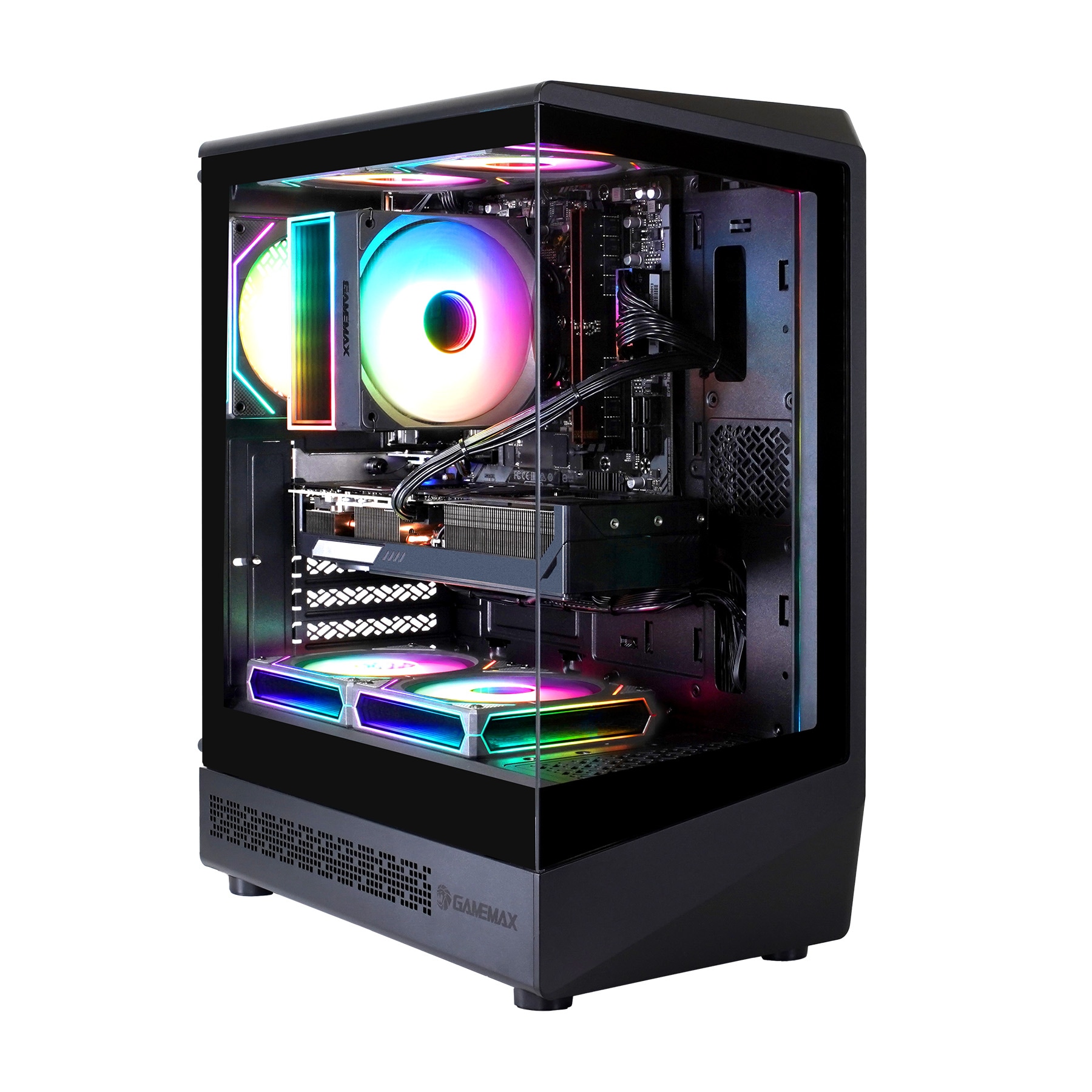 GAMEMAX Gaming-PC »VISTA COC AB 8041 AMD Ryzen 5 9600X 16GB DDR5 1TB SSD RX 9070« Windows 11, DDR5 RAM