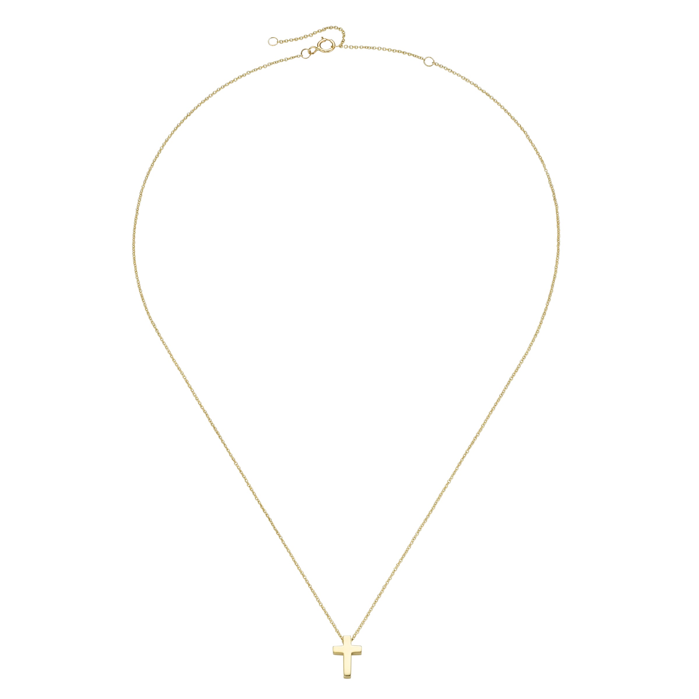 Luigi Merano Goldkette »Kette mit einem kleinen Kreuz, Gold 375«