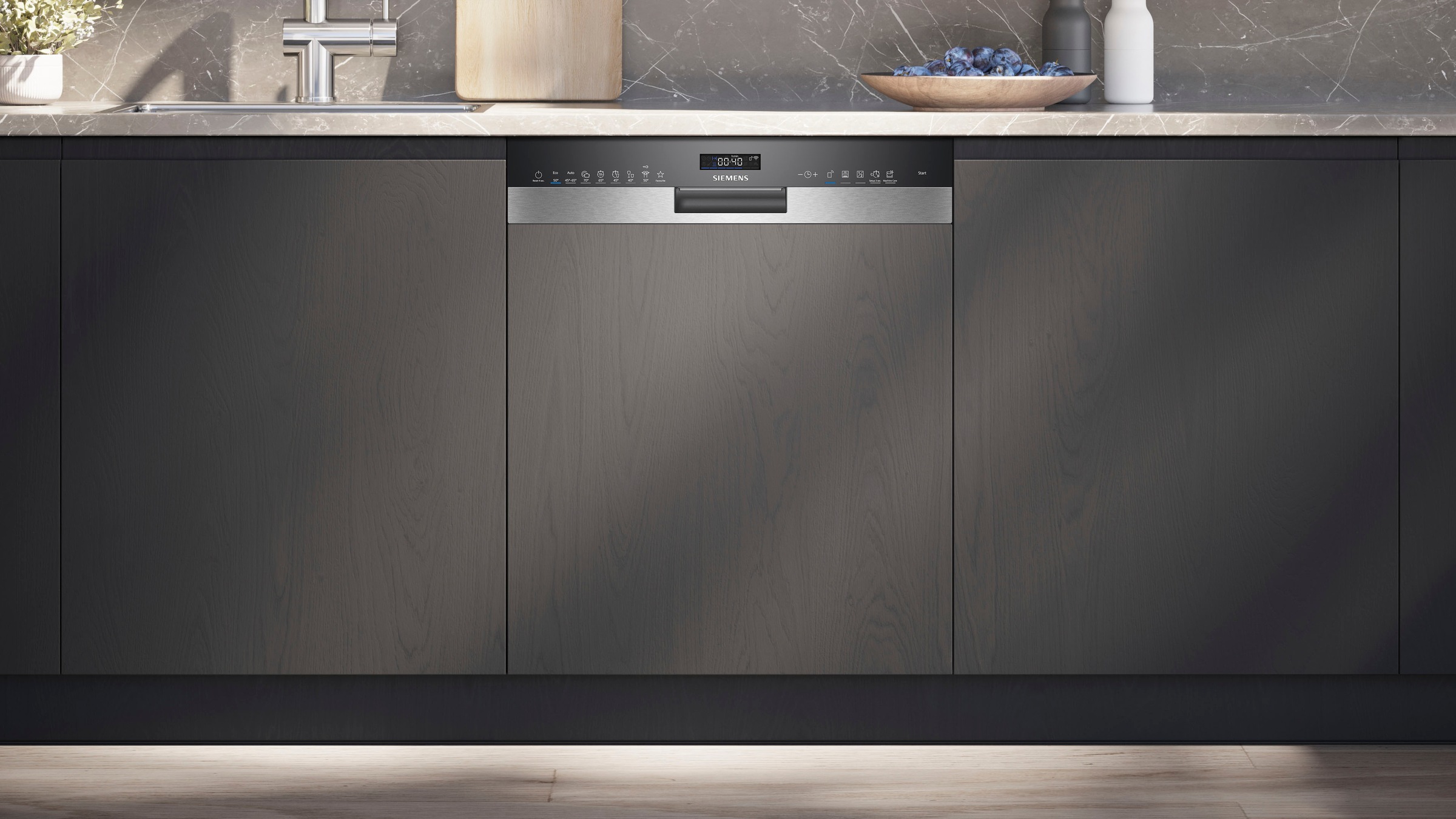 SIEMENS teilintegrierbarer Geschirrspüler iQ500 »SN55ES07CE«, 14 Maßgedecke