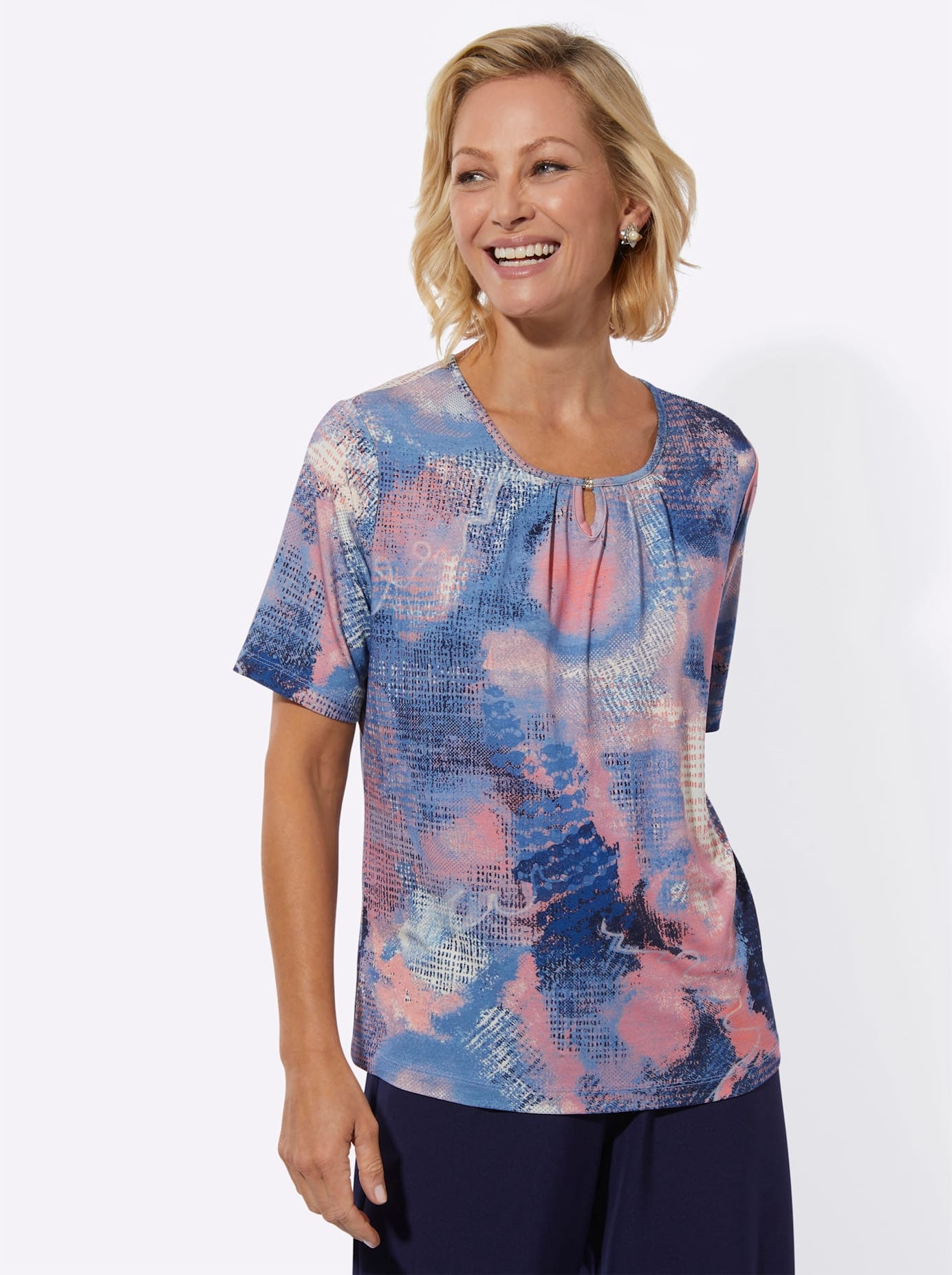 Classic Rundhalsshirt »Rundhals-Shirt« 1 tlg.