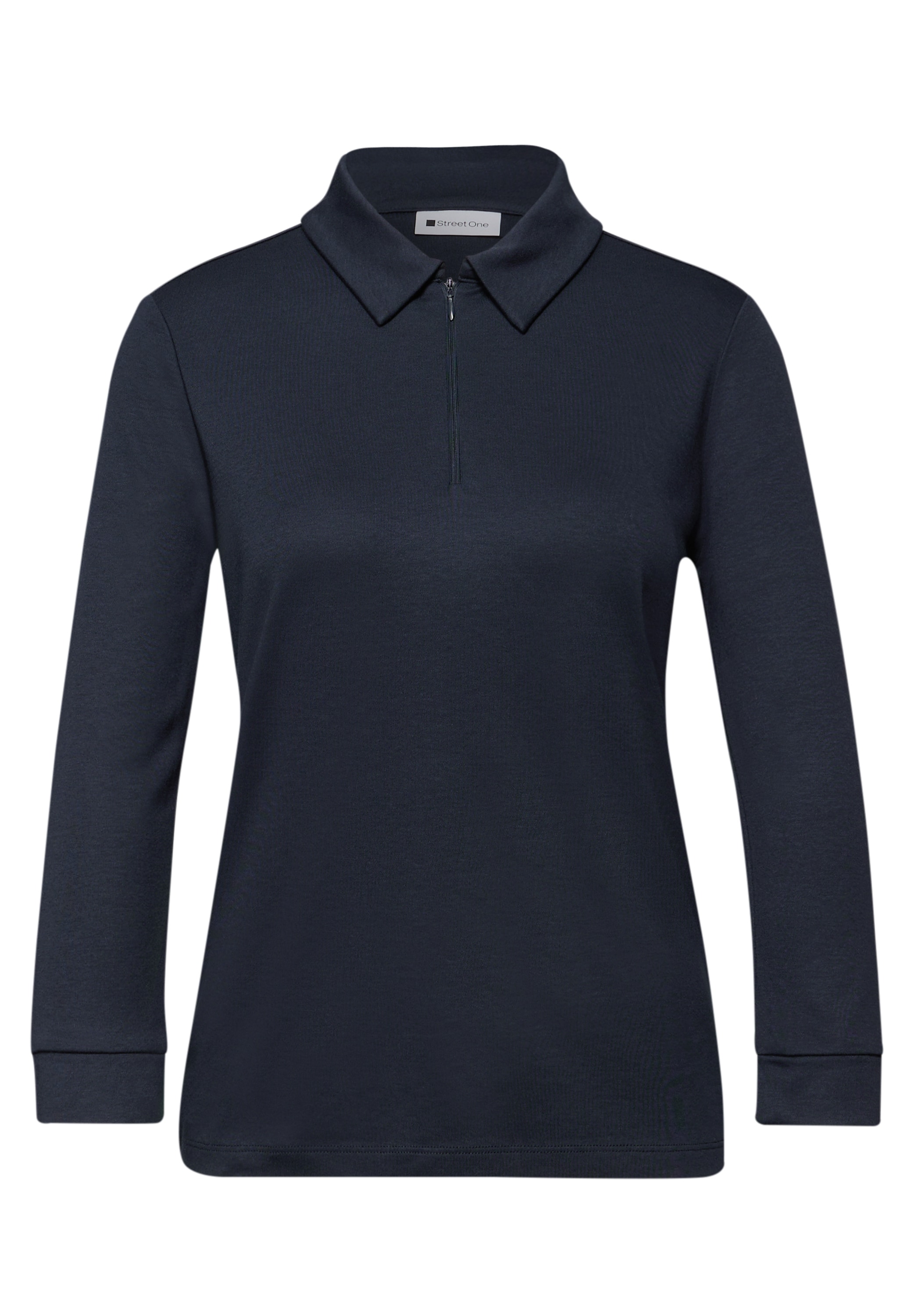 STREET ONE Poloshirt mit Zipper