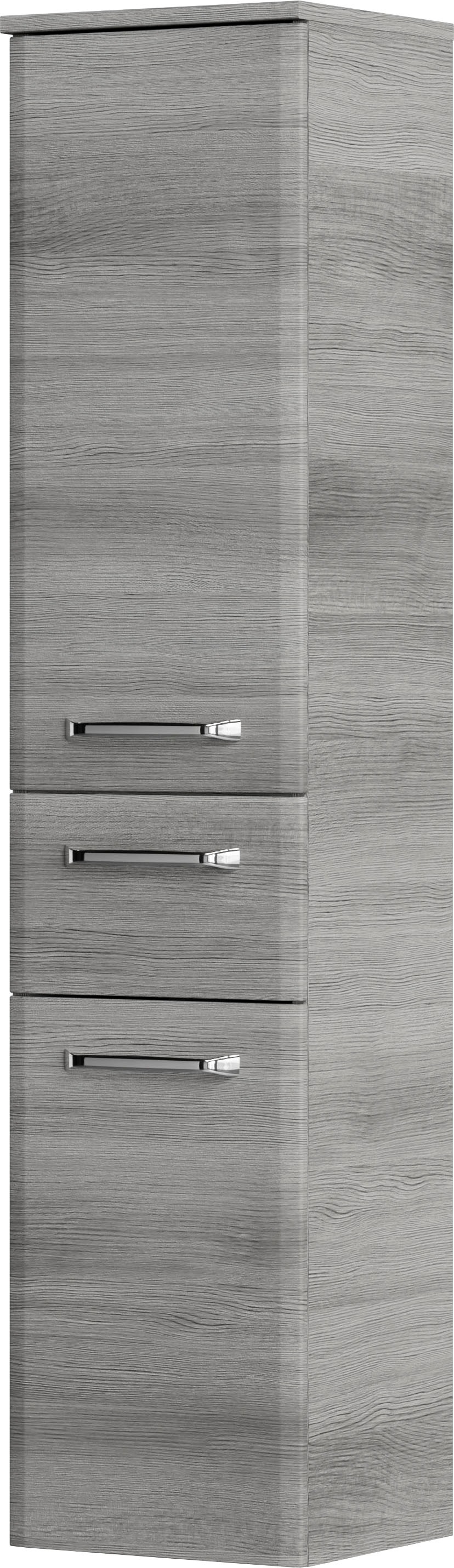 Saphir Badmöbel-Set »Quickset 5-teilig, Mineralmarmor-Waschtisch und LED-Spiegelschrank«, (6 St.), Midischrank, Unterschrank, Hängeschrank, inkl. Türdämpfer