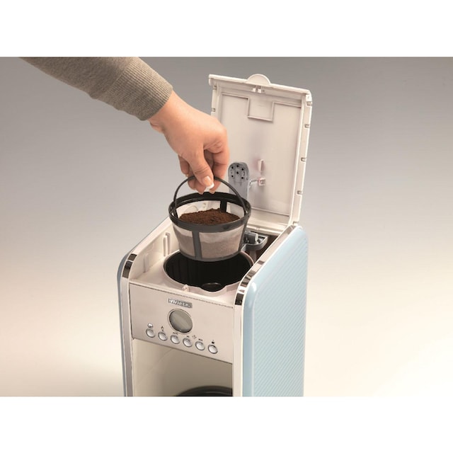 Ariete Filterkaffeemaschine »Vintage 1342, blau«, 1,5 l Kaffeekanne,  Permanentfilter, Startzeit Kaffeezubereitung programmierbar jetzt bestellen  bei OTTO