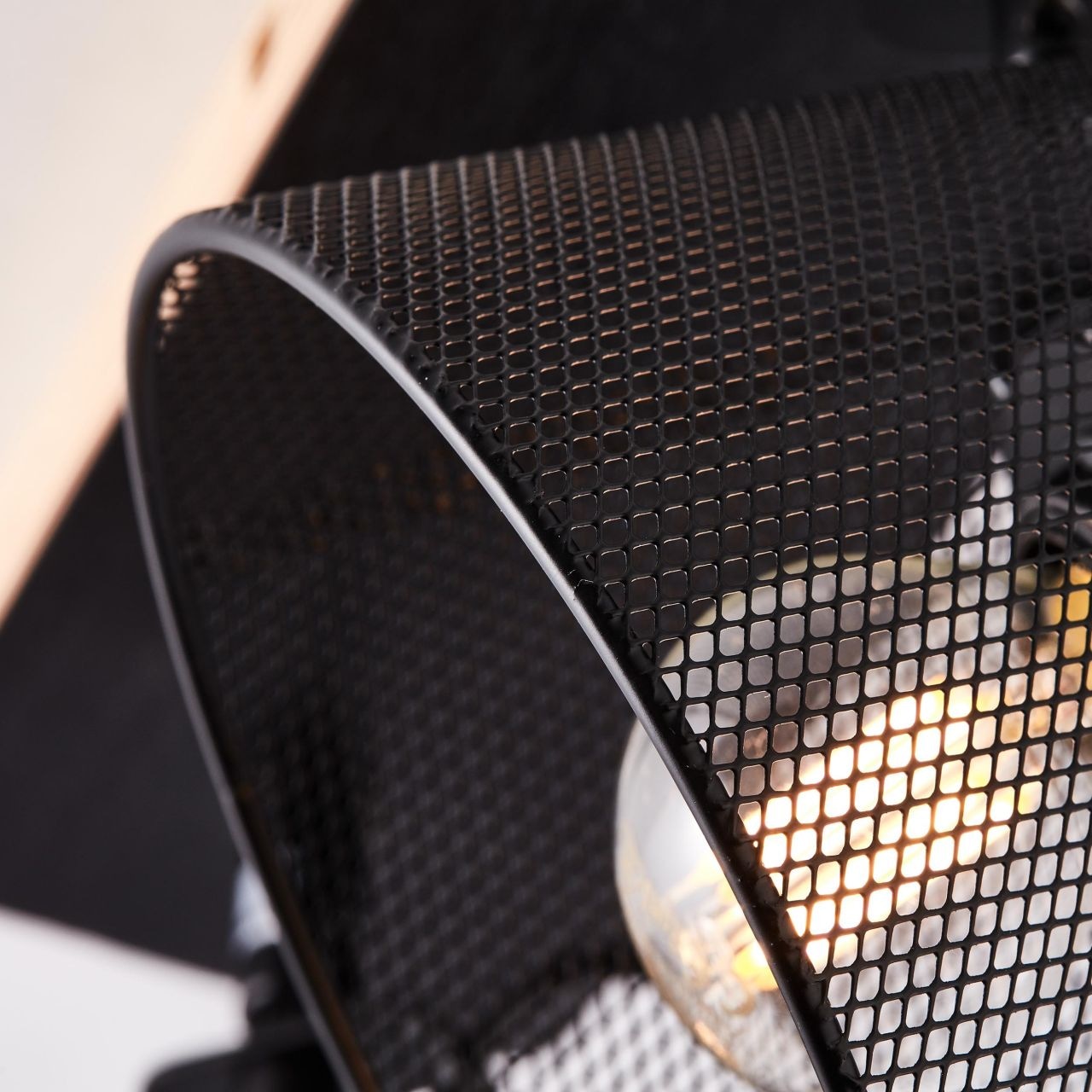 Brilliant Deckenstrahler »Whole« E14 1 Stk. 4flg schwarz/holzfarbend